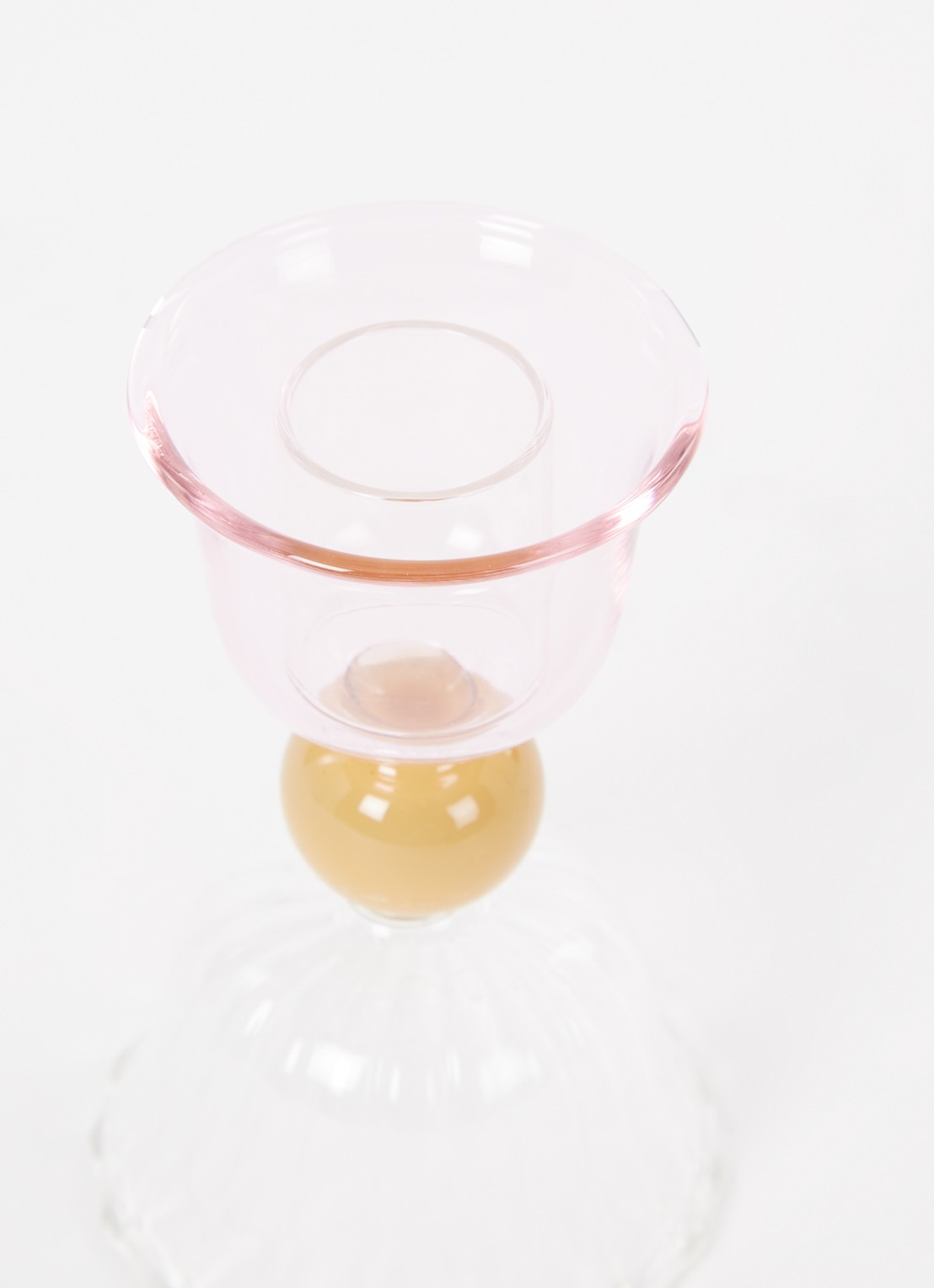 &Klevering Perle kandelaar 10 cm - voorkant multicolor
