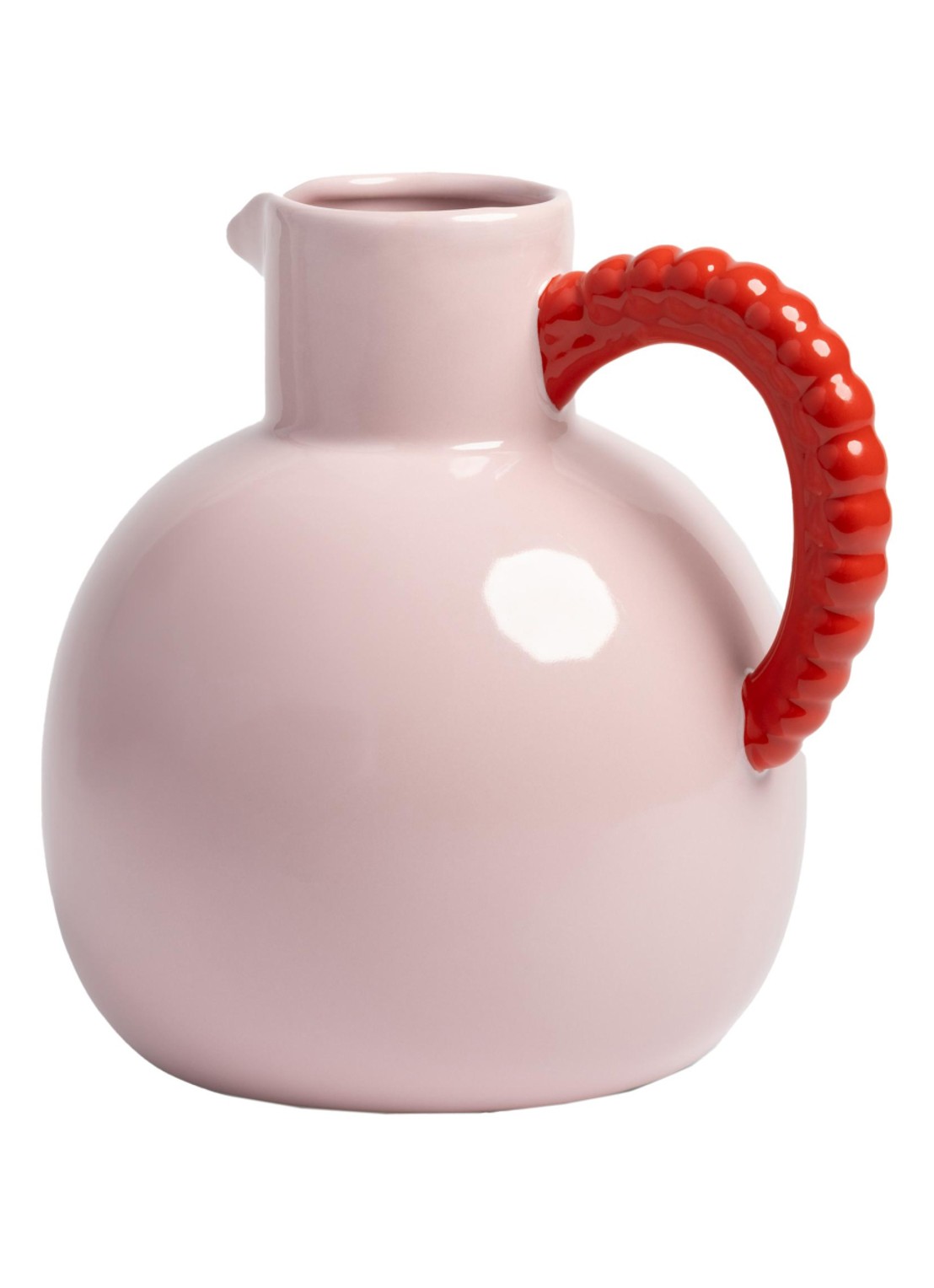 &klevering Perle karaf - voorkant roze