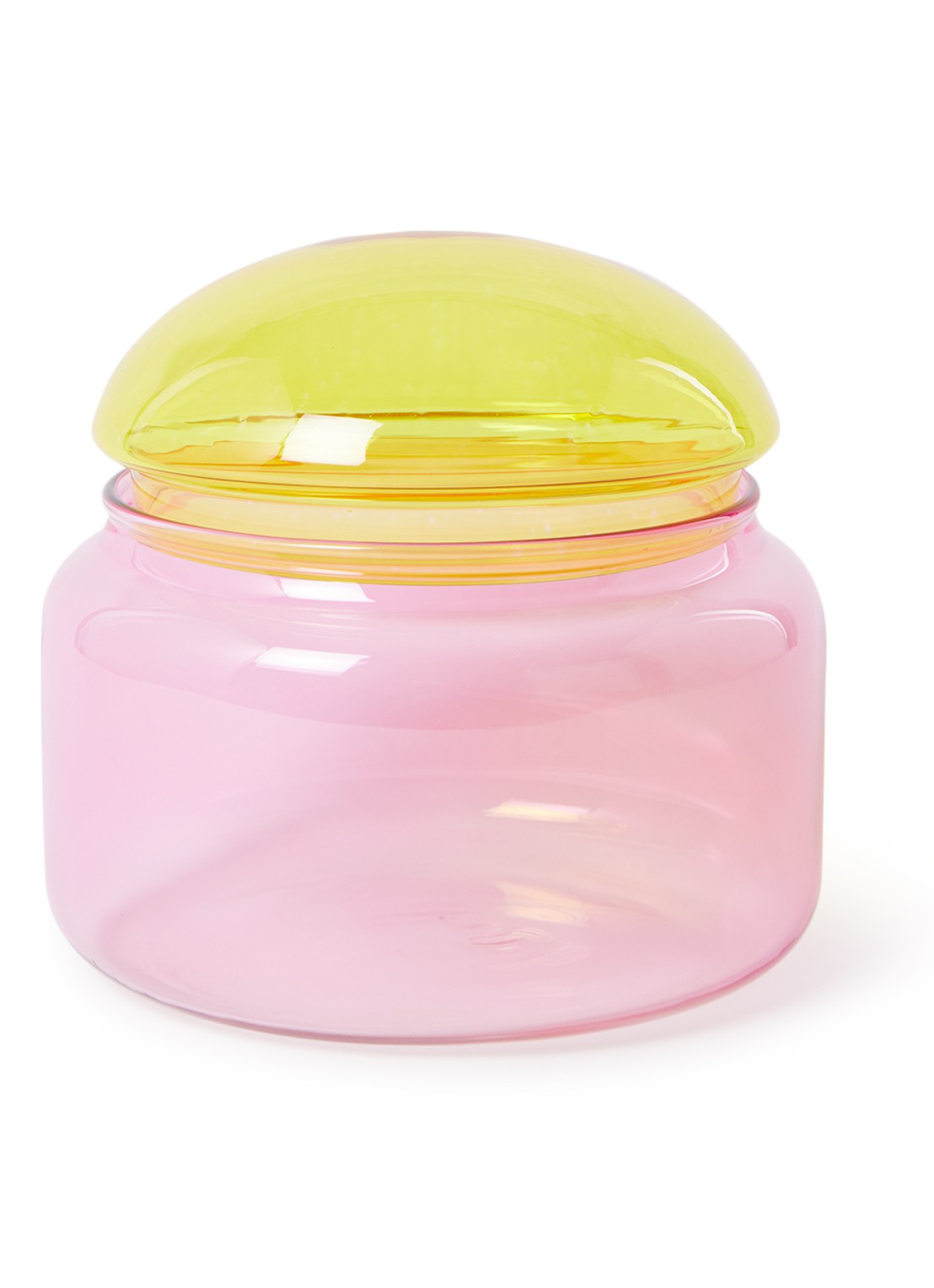 &Klevering Puffy voorraadpot - voorkant multicolor