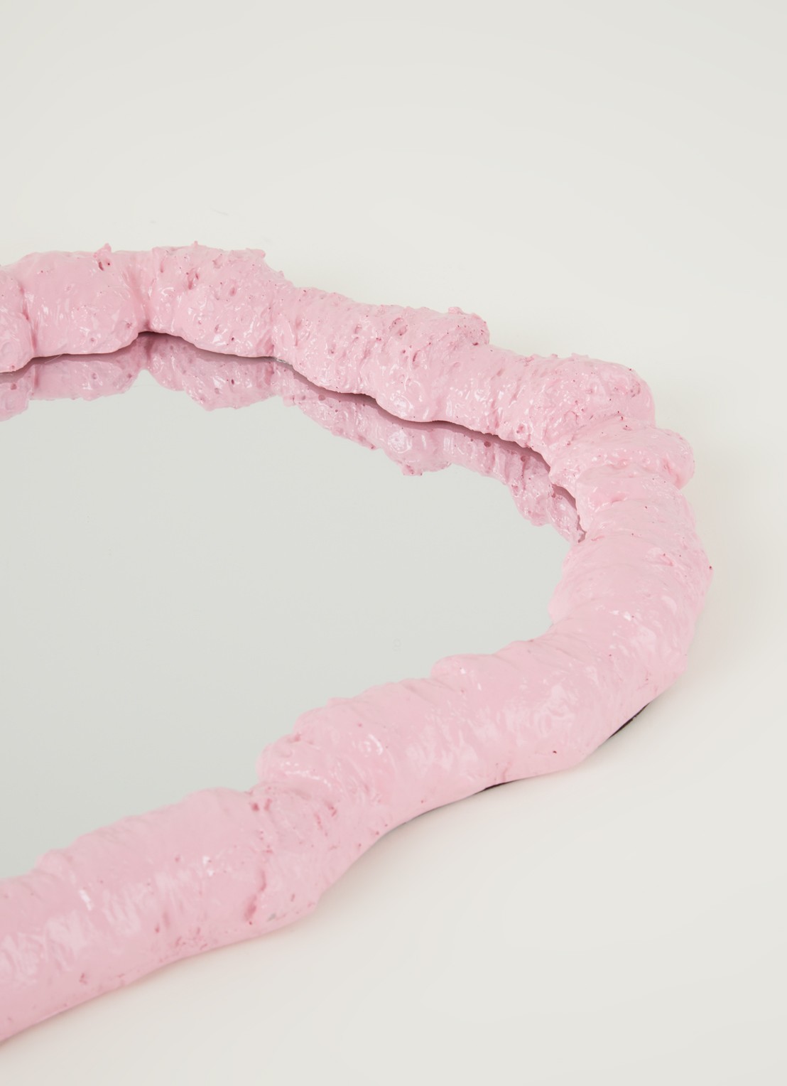&Klevering Purfect spiegel 43 x 31 cm - detail roze