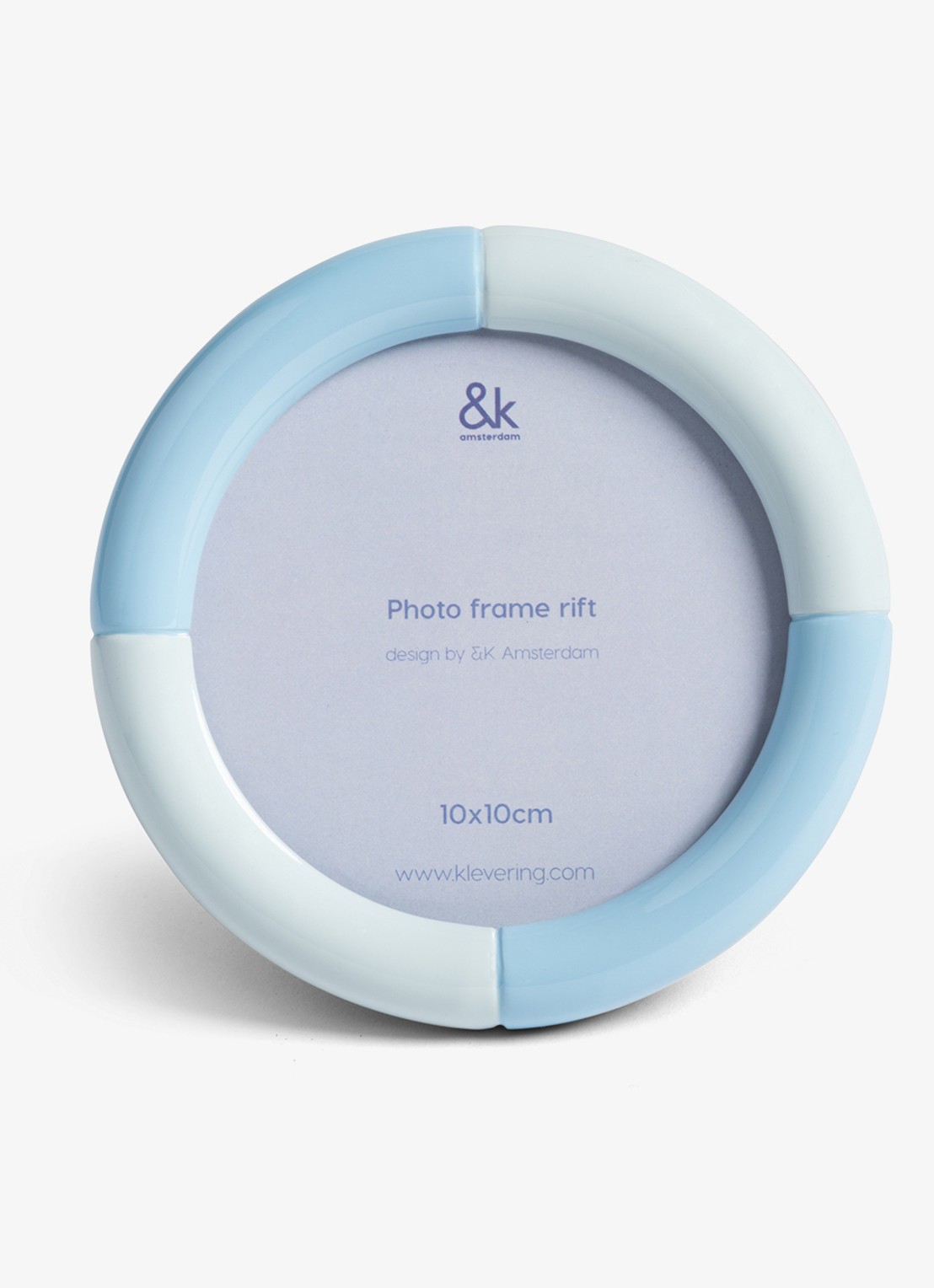 &Klevering Rift fotolijst 12.5 cm  - voorkant 2 blauw