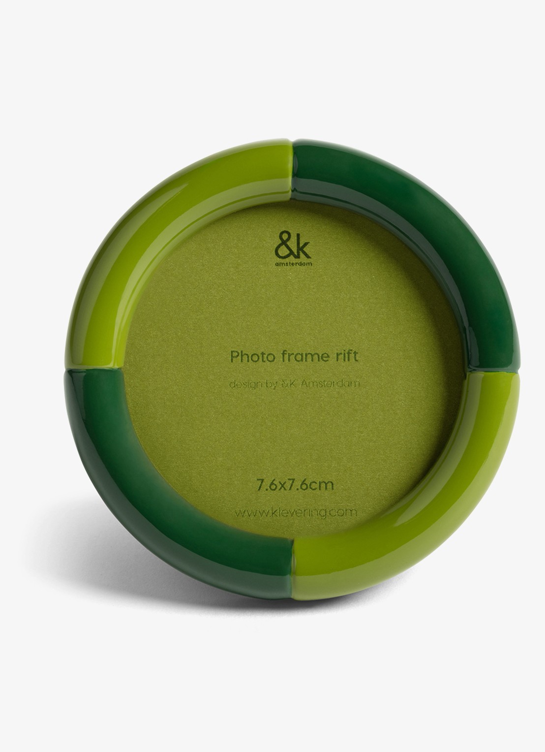 &Klevering Rift fotolijst 9.5 cm  - voorkant 3 groen