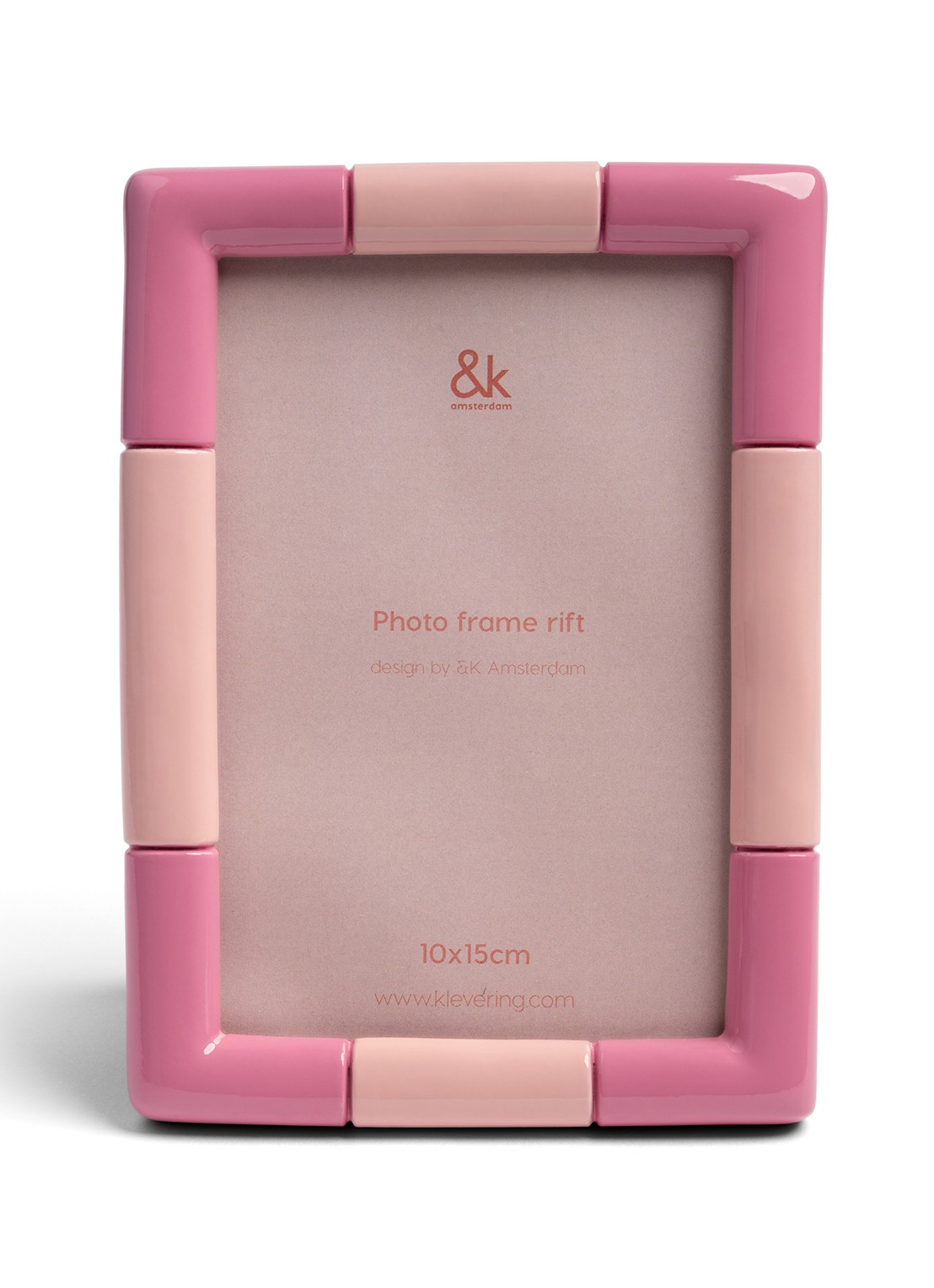 &Klevering Rift fotolijst - voorkant 2 roze