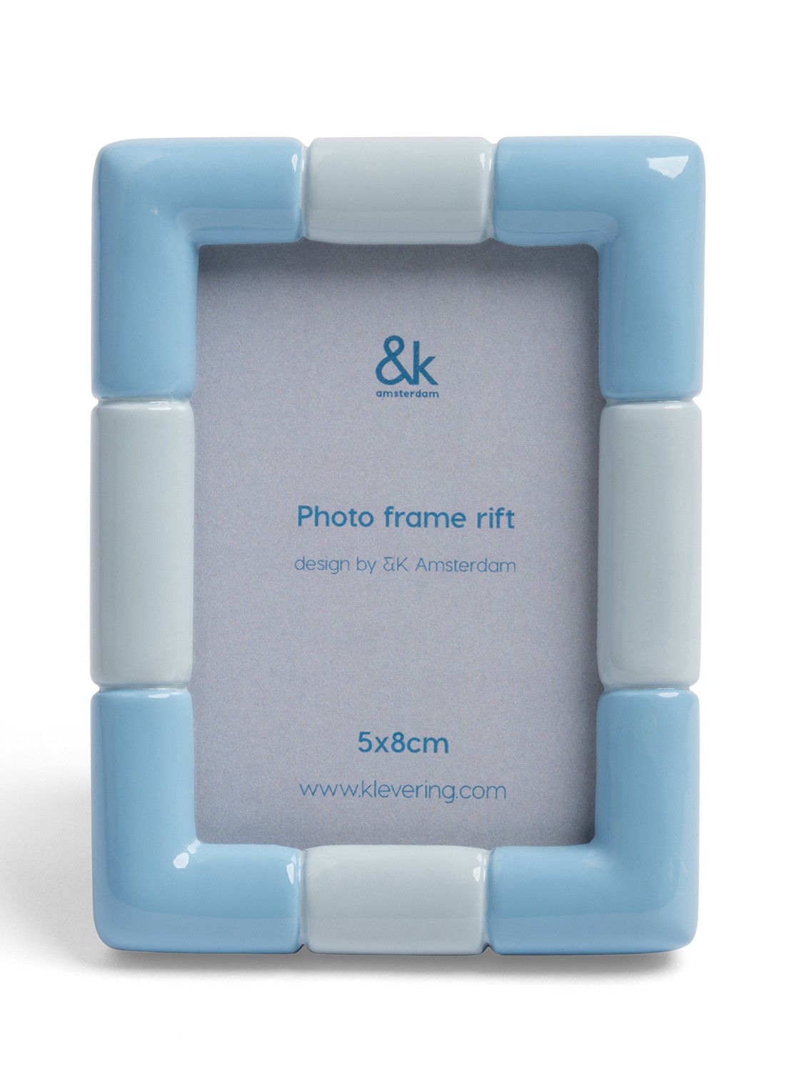 &Klevering Rift fotolijst - voorkant blauw