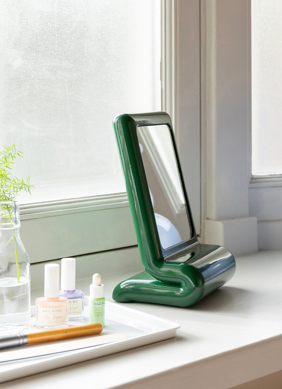 &Klevering Spiegel vanity 25 cm  - voorkant 3 groen