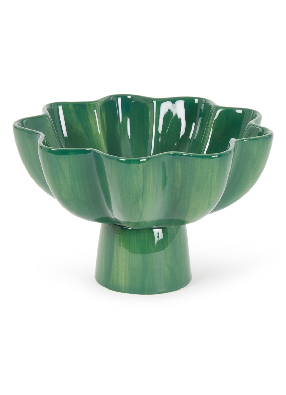 &Klevering Sun Small fruitschaal 20 cm - voorkant groen
