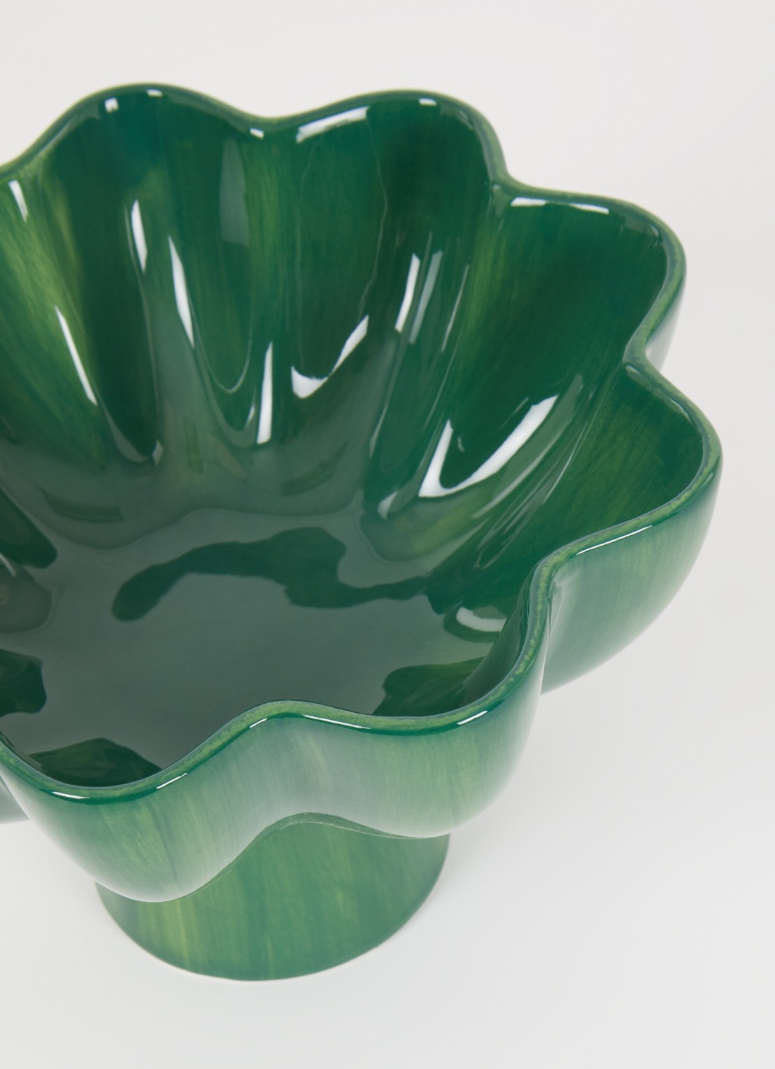 &Klevering Sun Small fruitschaal 20 cm - voorkant 2 groen