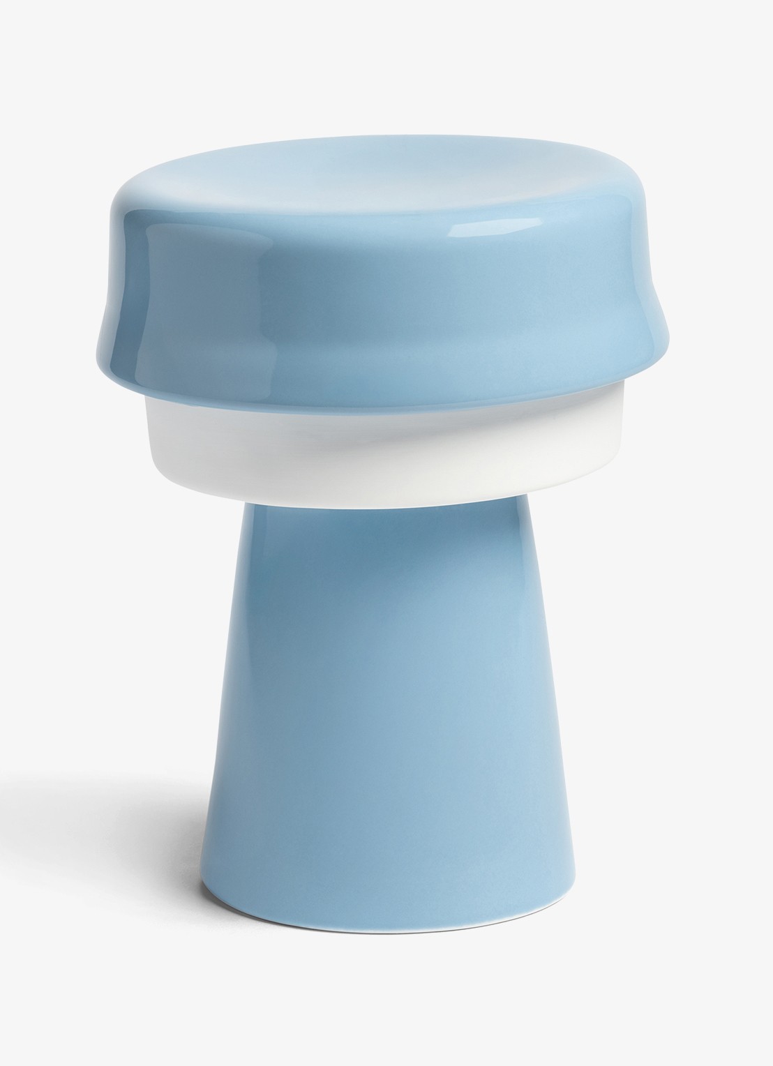 &Klevering Tafellamp met hoed 20 cm  - voorkant 3 blauw