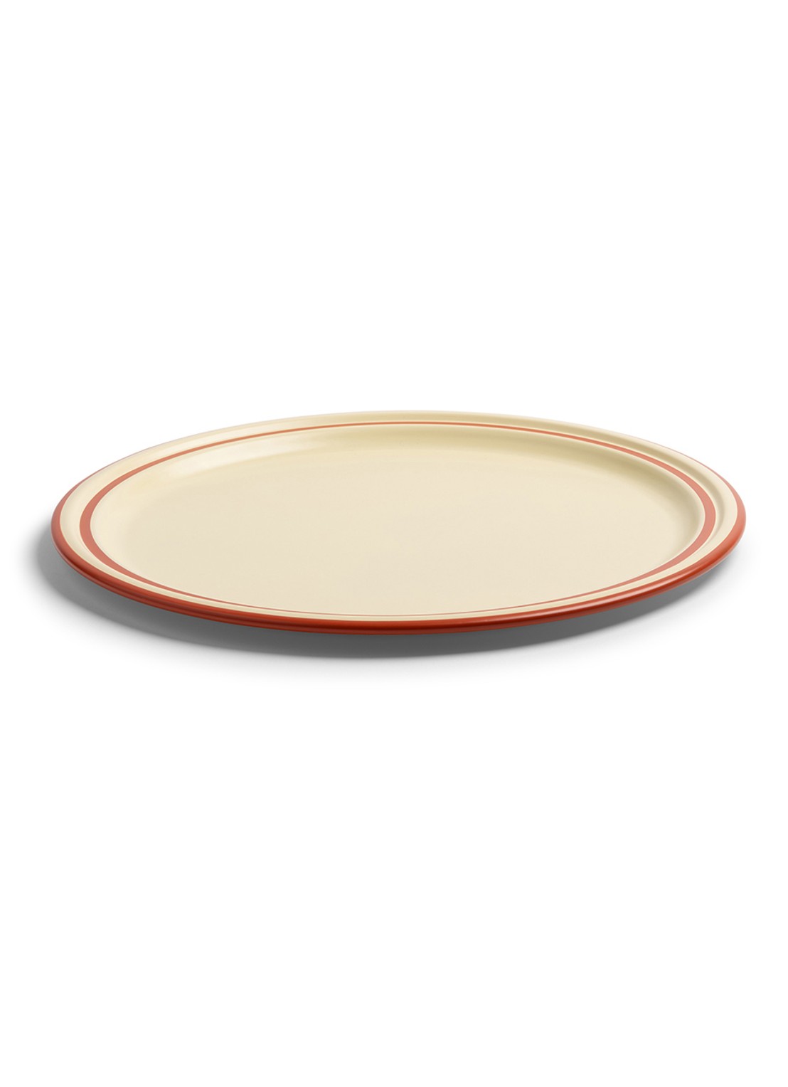 &Klevering Vano dienblad Ø32,5 cm - voorkant 3 creme