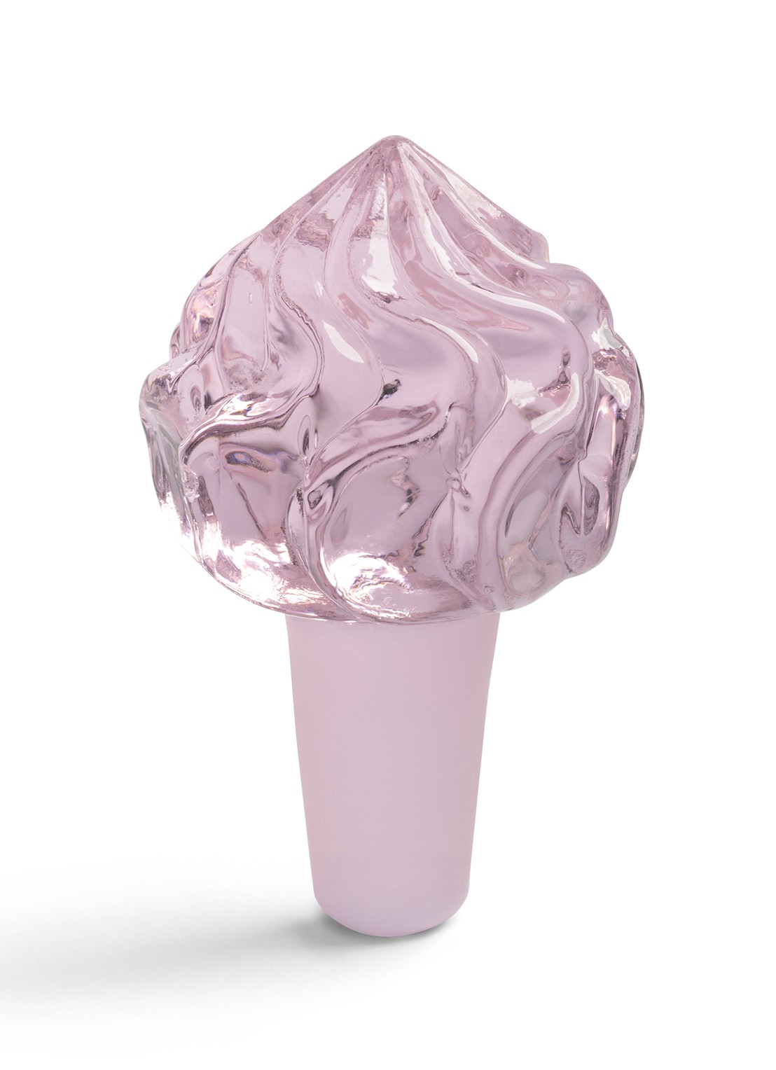 &Klevering Whip wijnstopper  - voorkant 3 roze