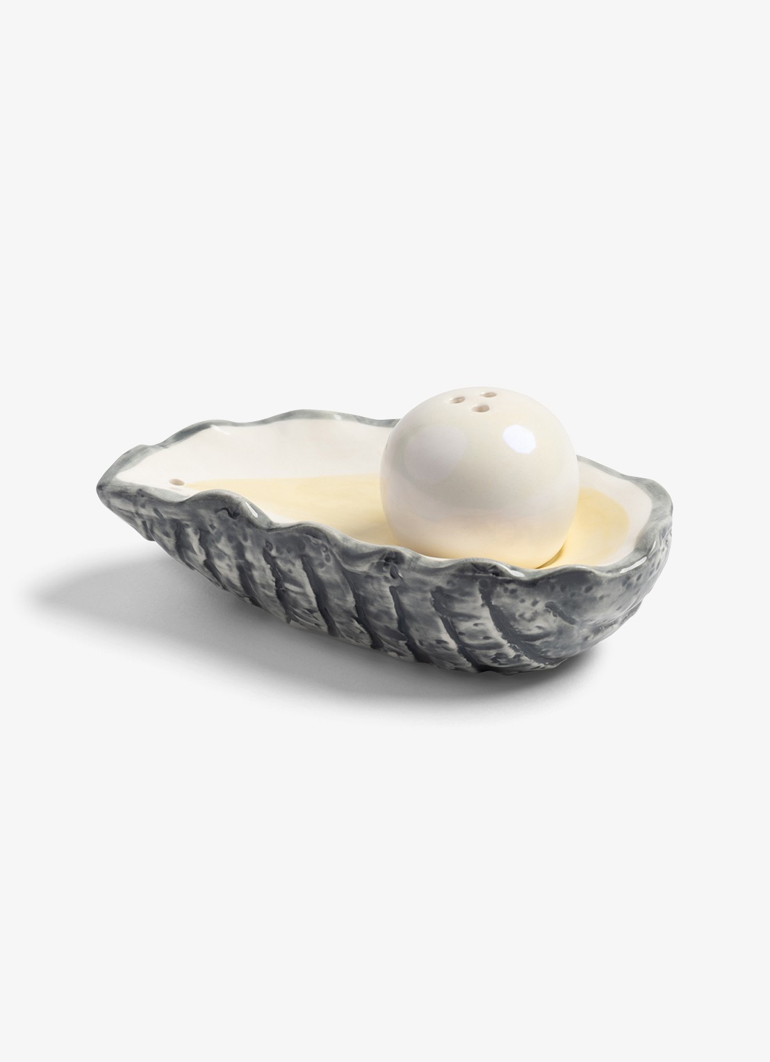 &Klevering Zout en peper oester  - voorkant grijs