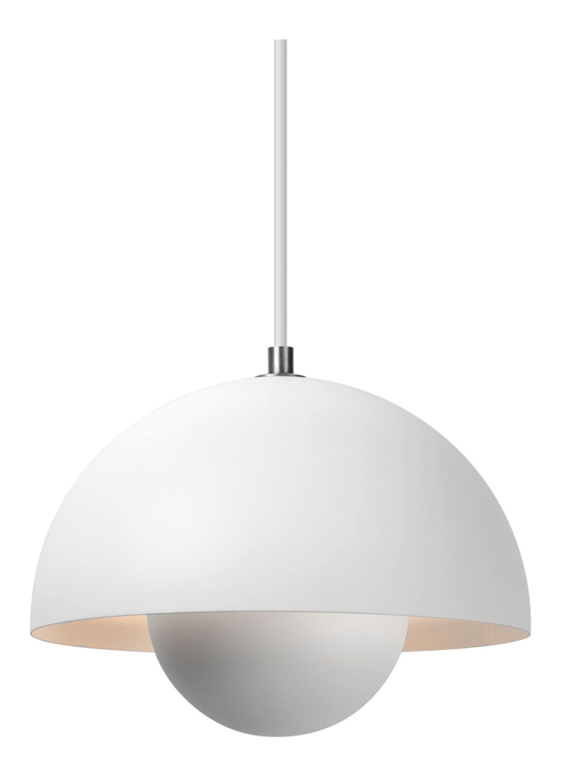 &tradition FlowerPot VP1 hanglamp Ø 23 cm - voorkant wit