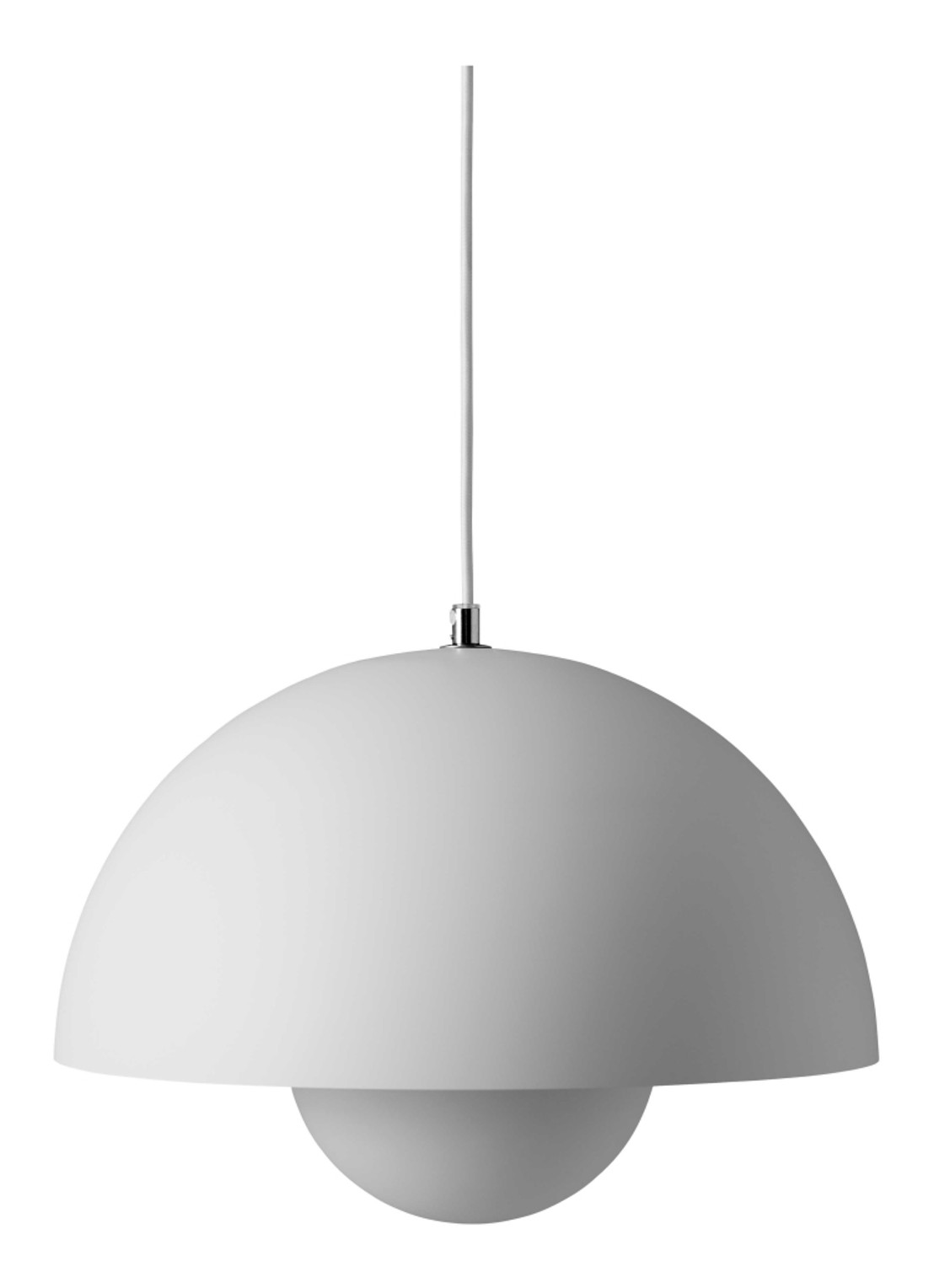 &tradition FlowerPot VP1 hanglamp Ø 23 cm - voorkant grijs