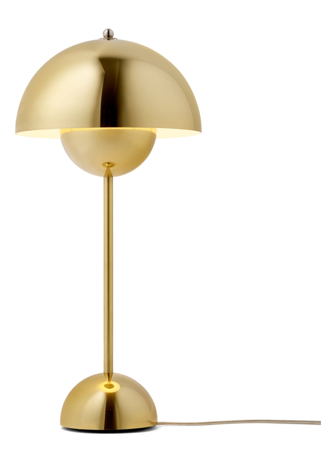 &tradition FlowerPot VP3 tafellamp - voorkant goud