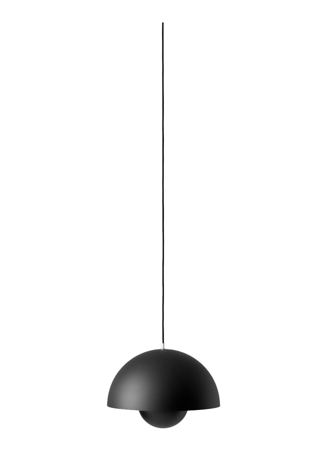 &Tradition Flowerpot VP7 hanglamp Ø37 CM - voorkant zwart