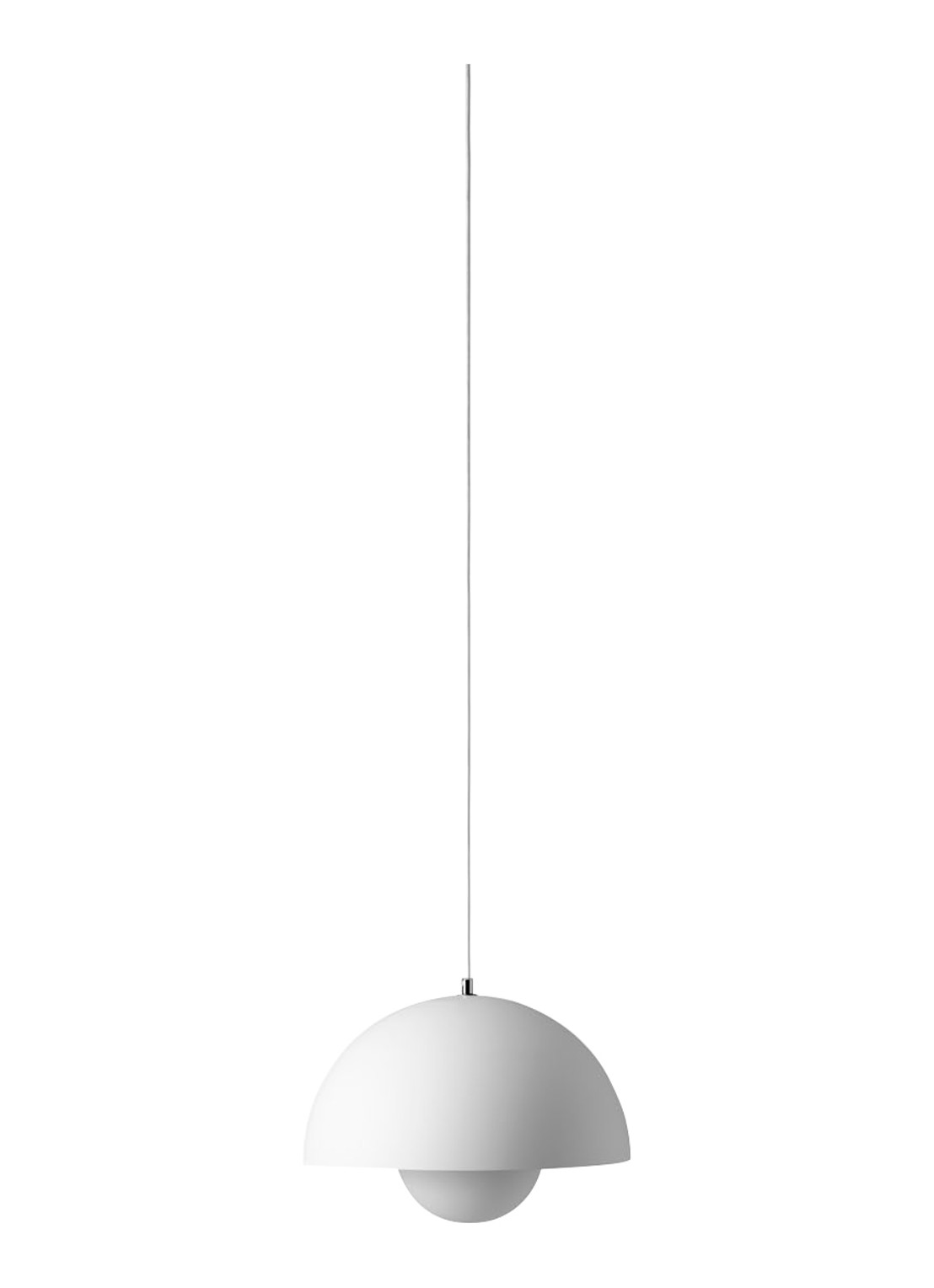 &Tradition Flowerpot VP7 hanglamp Ø37 CM - voorkant gebroken wit