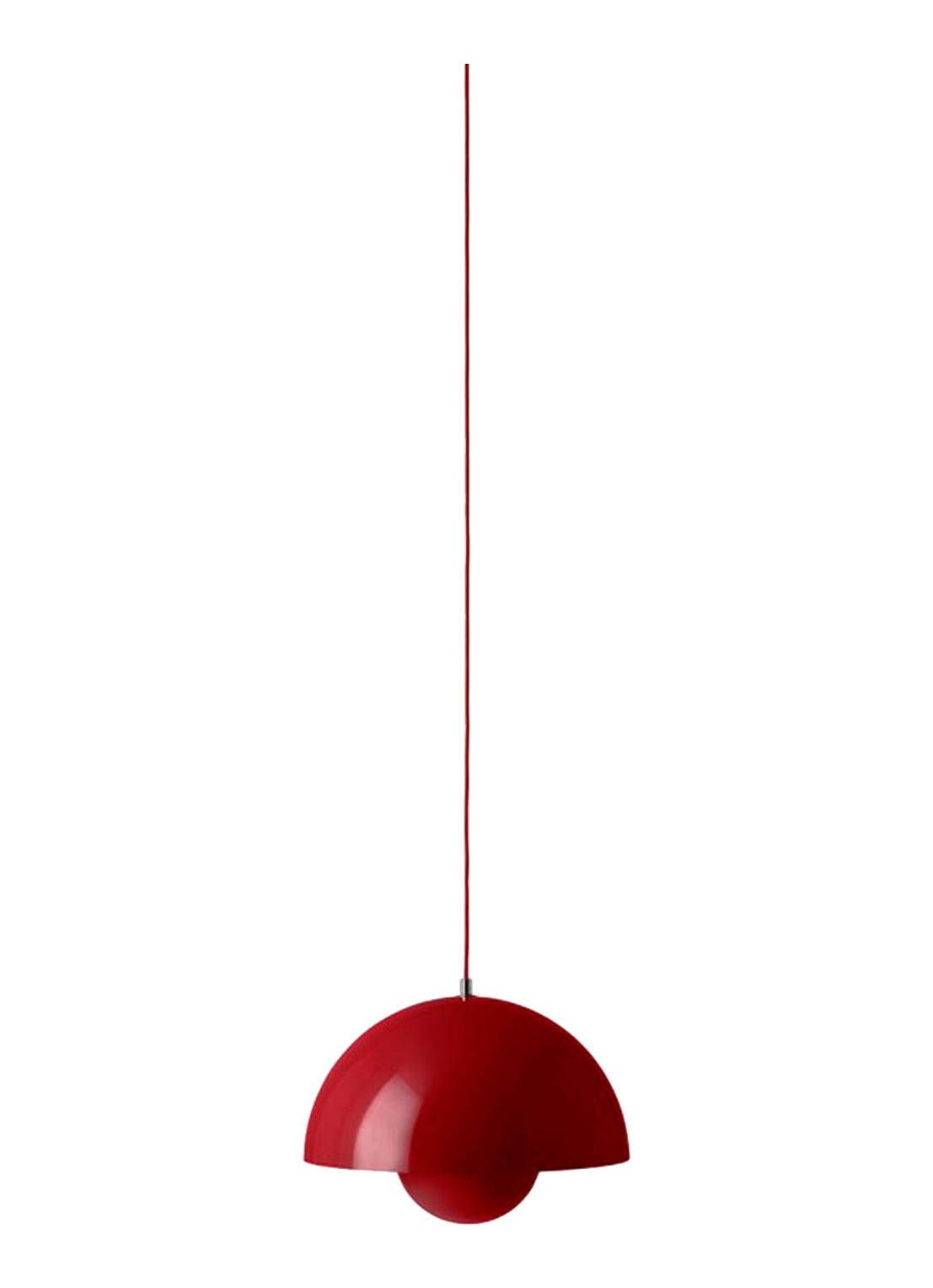 &Tradition Flowerpot VP7 hanglamp Ø37 CM - voorkant rood