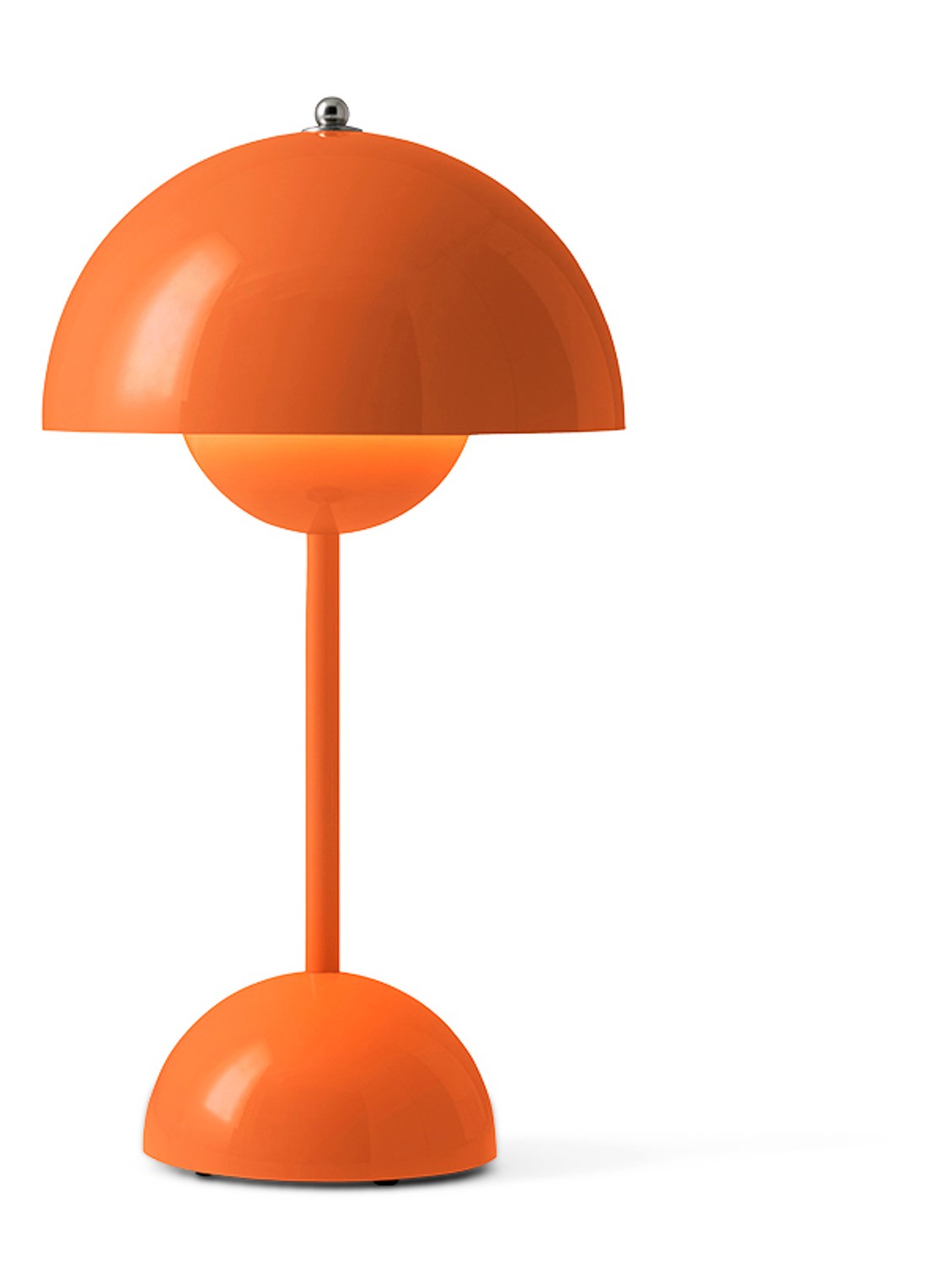 &Tradition FlowerPot VP9 draagbare tafellamp 29,5 cm - voorkant 3 orange