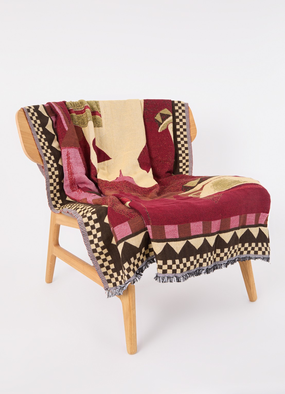 &Tradition Momento plaid 180 x 130 cm - voorkant 3 rood