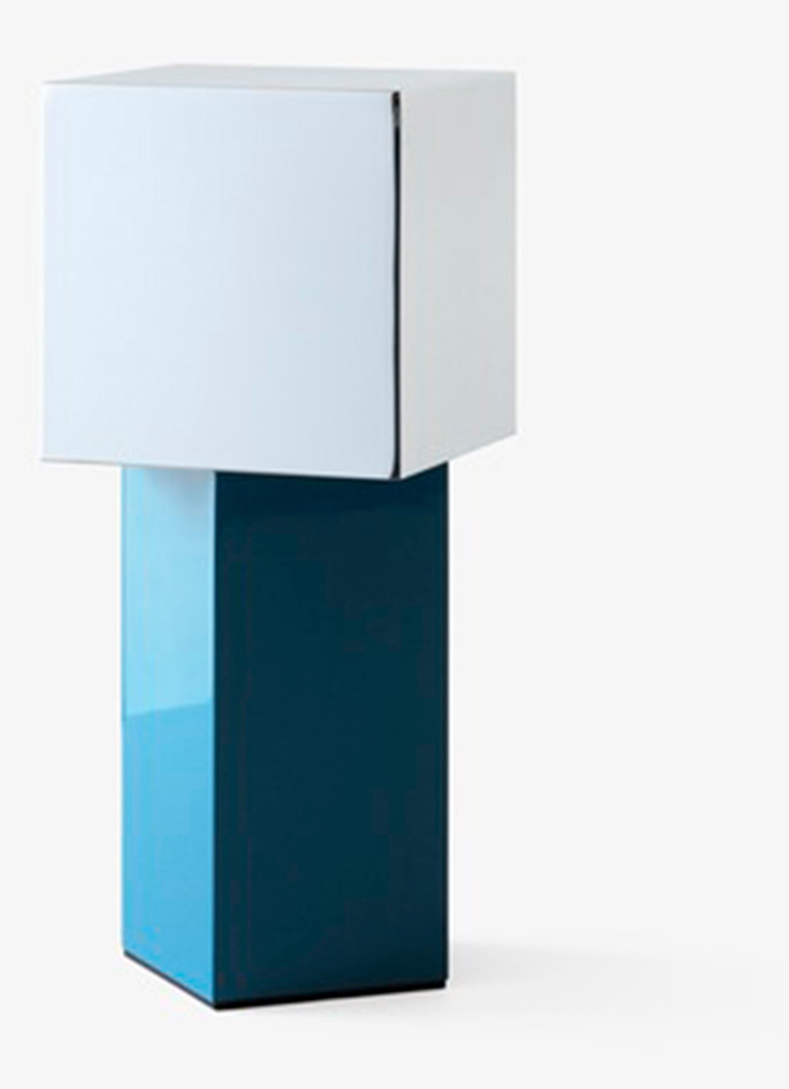&Tradition Pivot ATD7 Portable lamp 26 cm - voorkant blauw