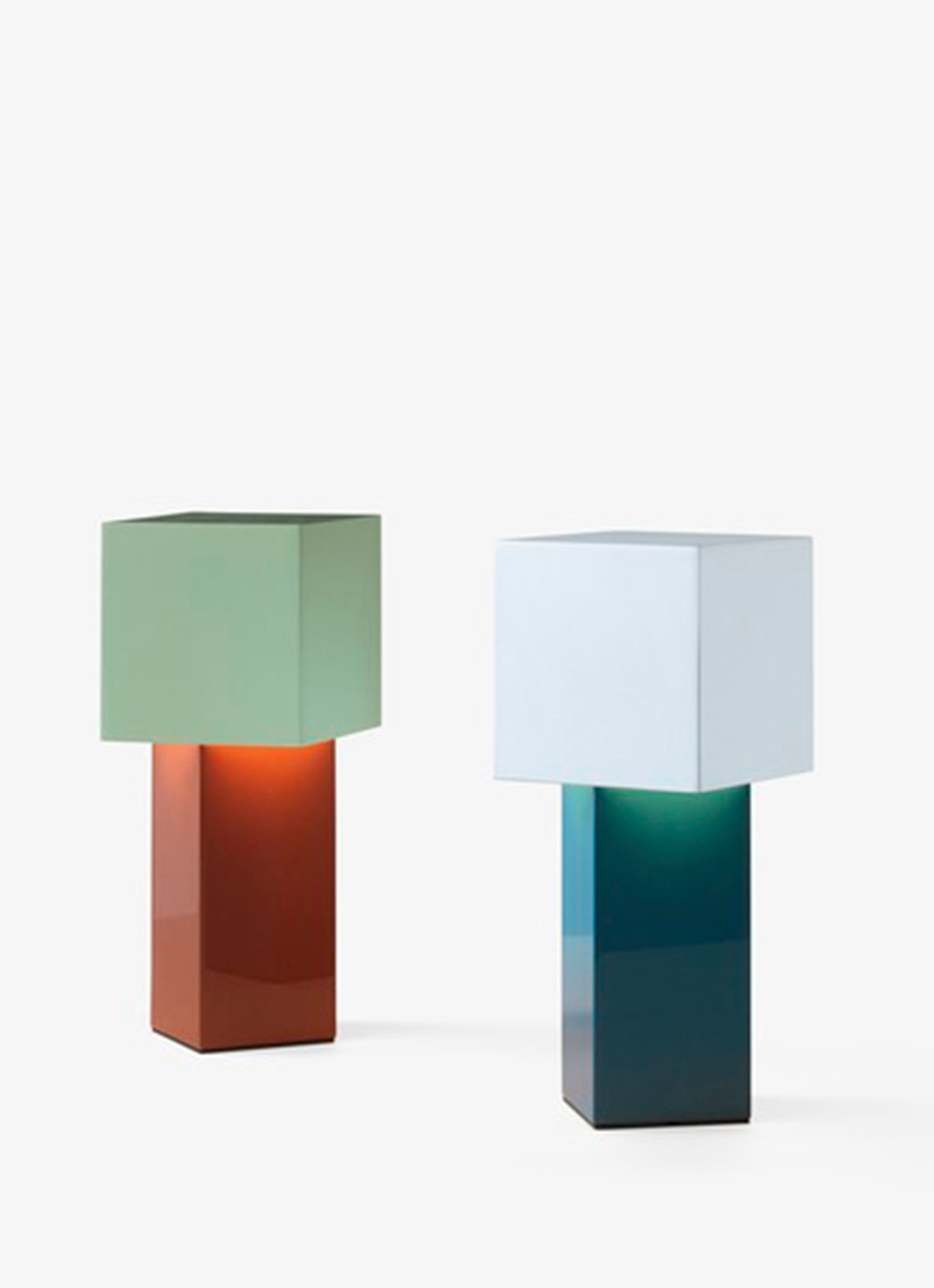 &Tradition Pivot ATD7 Portable lamp 26 cm - voorkant 2 blauw