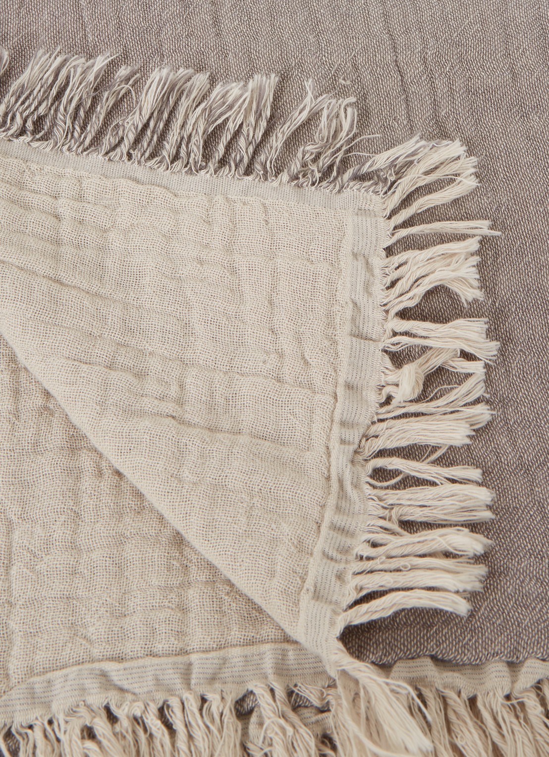 &Tradition Plaid 140 x 200 cm - detail 3 donkerbeige