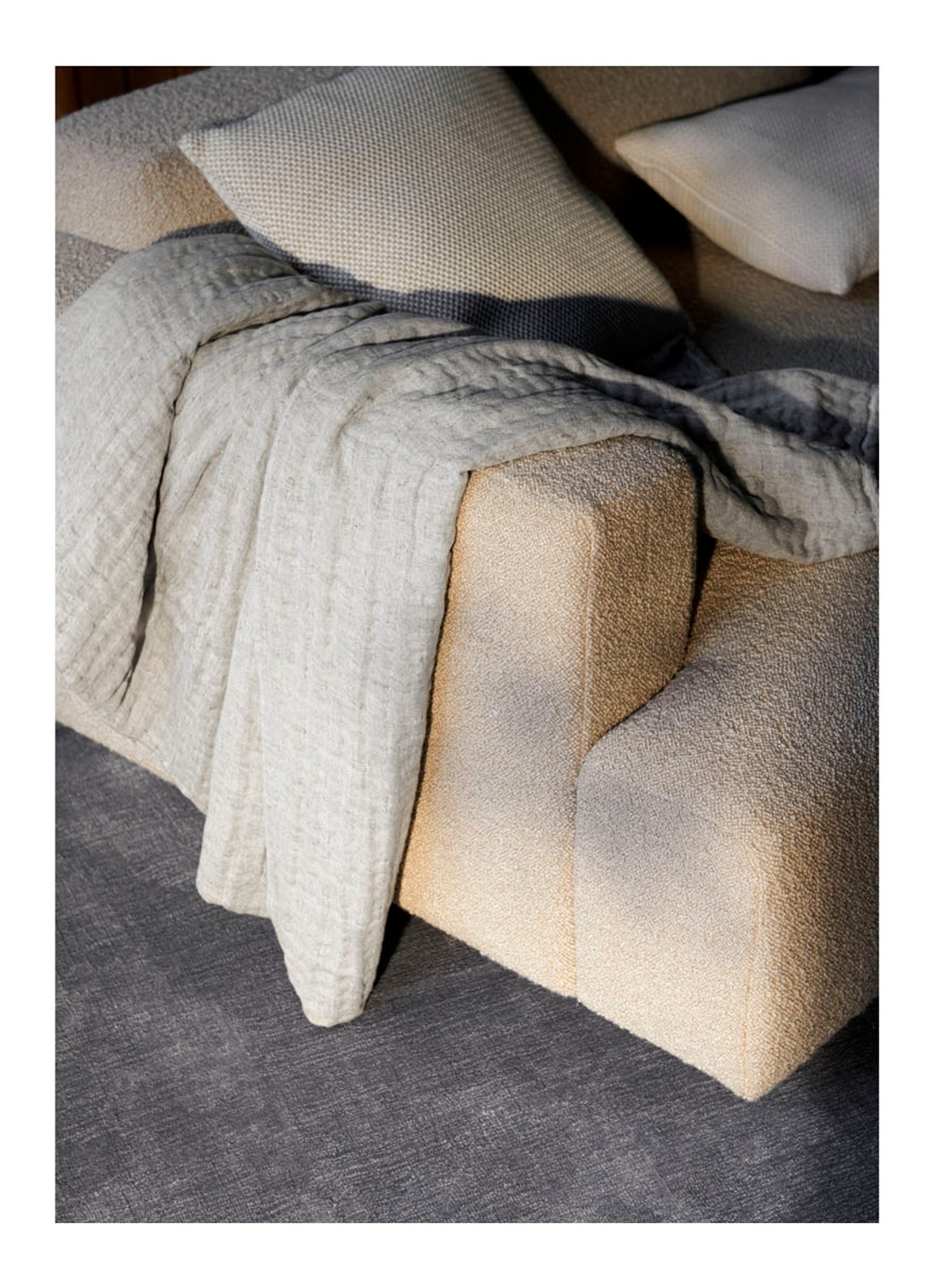 &Tradition Throw SC81 plaid 210 x 140 cm - voorkant 2 zand