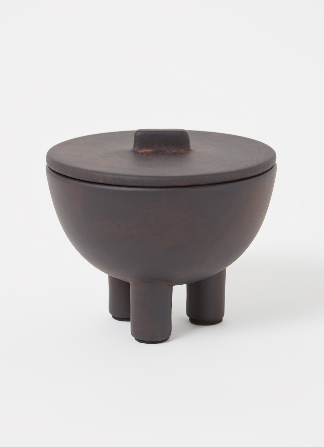 101 Copenhagen Duck Medio opbergpot 10 cm - voorkant 4 donkerbruin