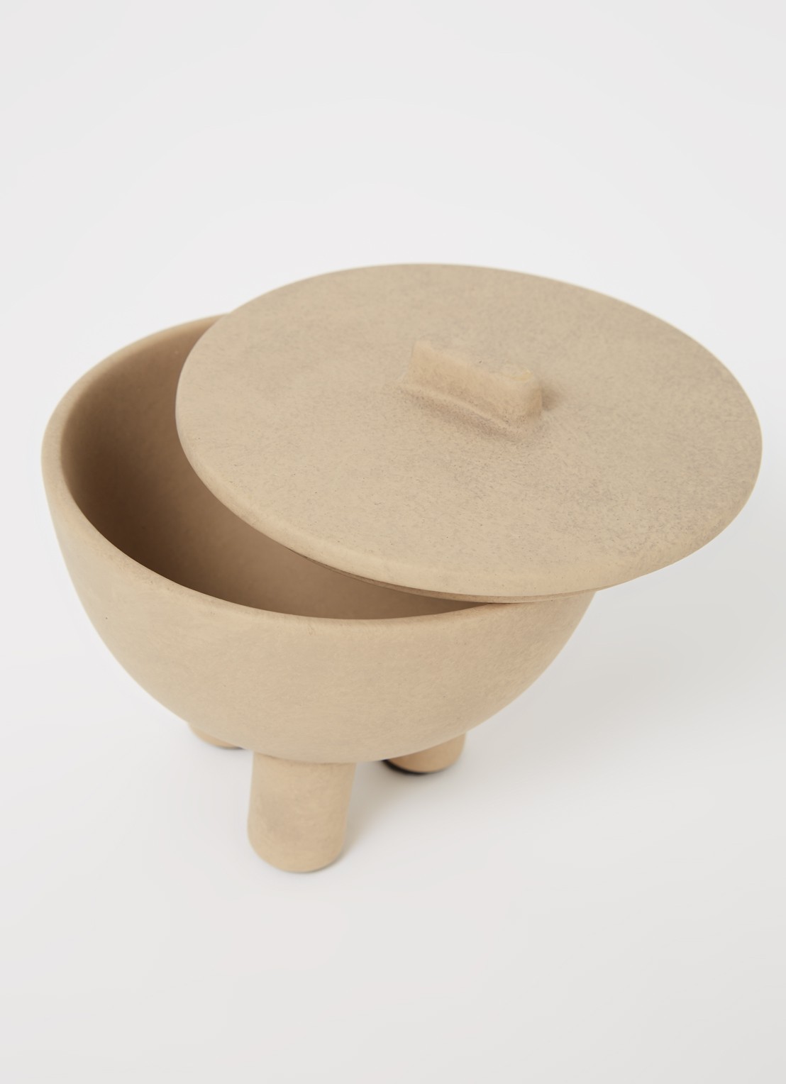 101 Copenhagen Duck Medio opbergpot 10 cm - detail beige