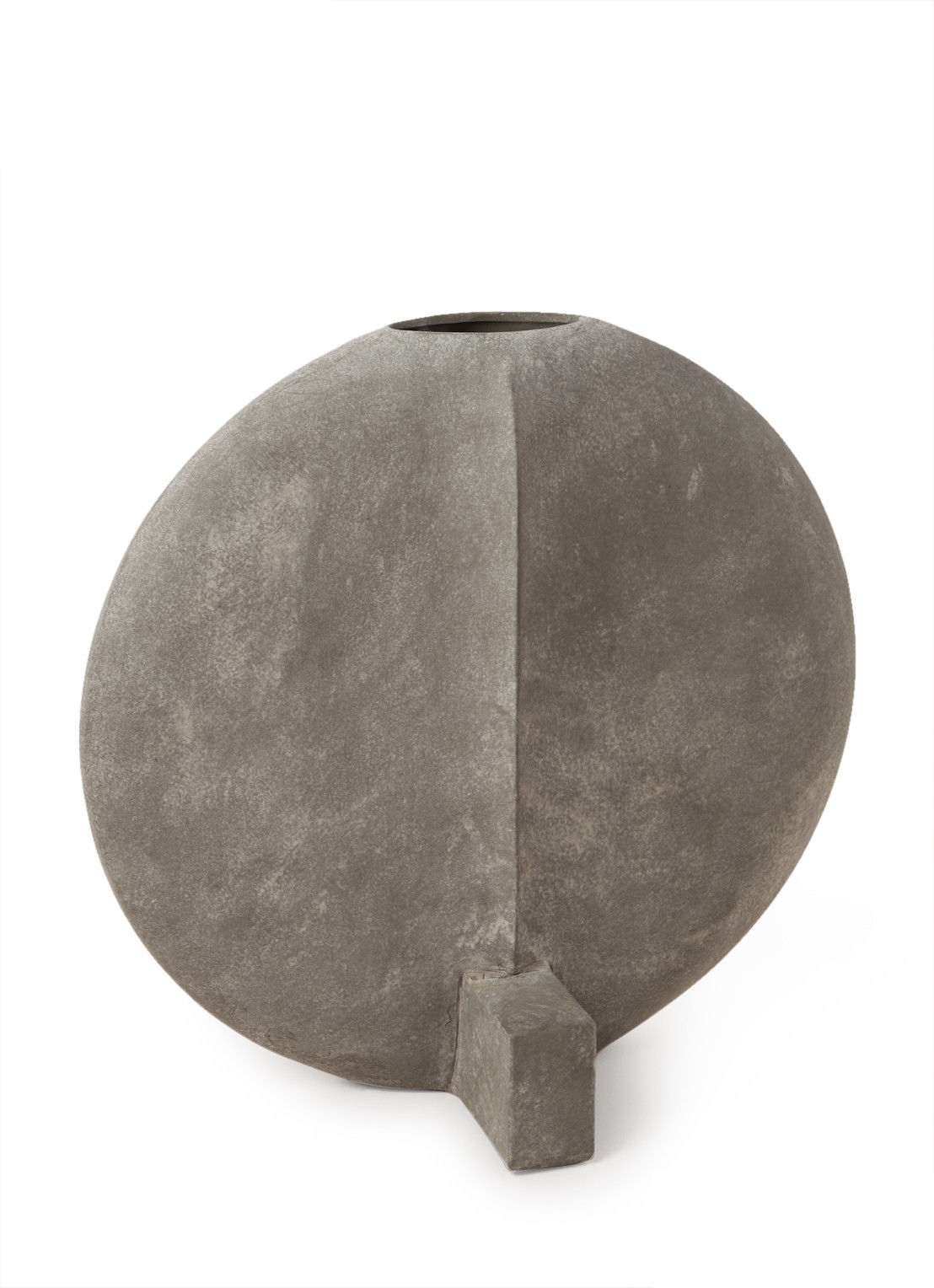 101 Copenhagen Guggenheim Big vaas 43 cm - voorkant 2 donkergrijs