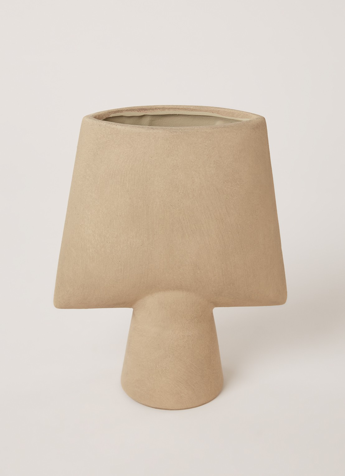 101 Copenhagen Sphere Square Mini vaas 25 cm - voorkant 2 beige