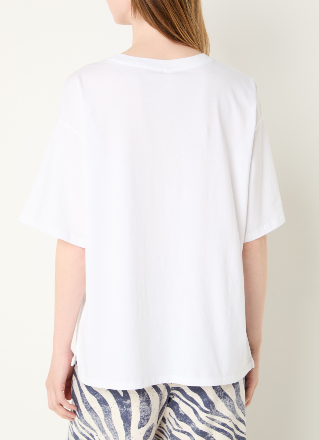 10DAYS Gelati T-shirt met print - achterkant wit