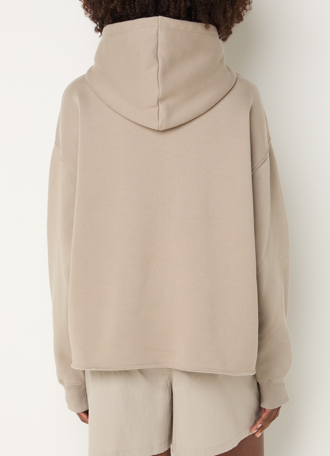 10DAYS Hoodie met logo - achterkant 3 khaki
