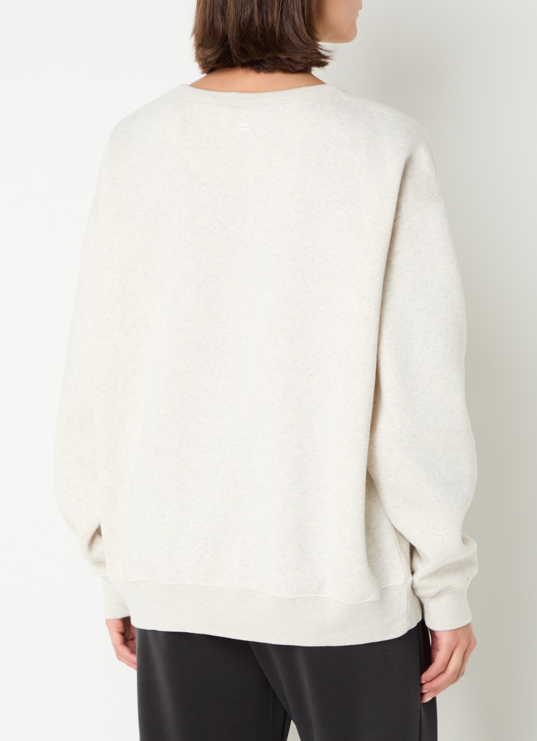 10DAYS Sweater met logo - achterkant 2 grijsmele