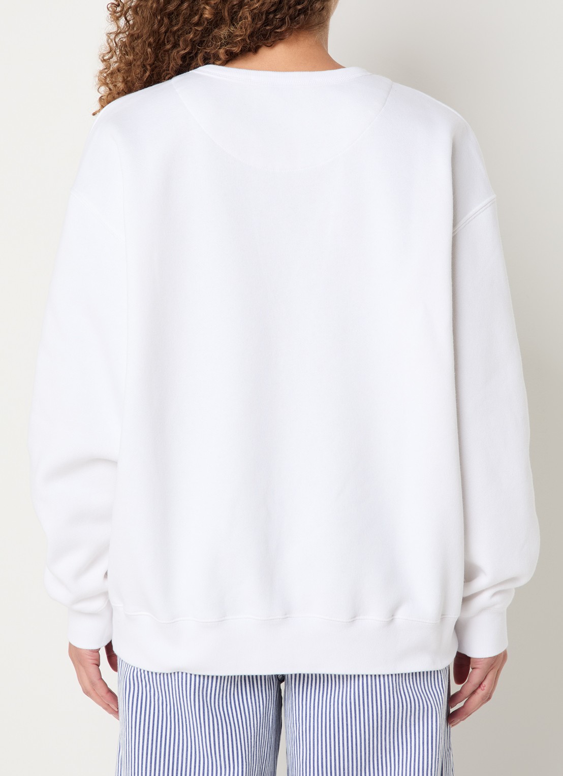 10DAYS Sweater met print - achterkant wit
