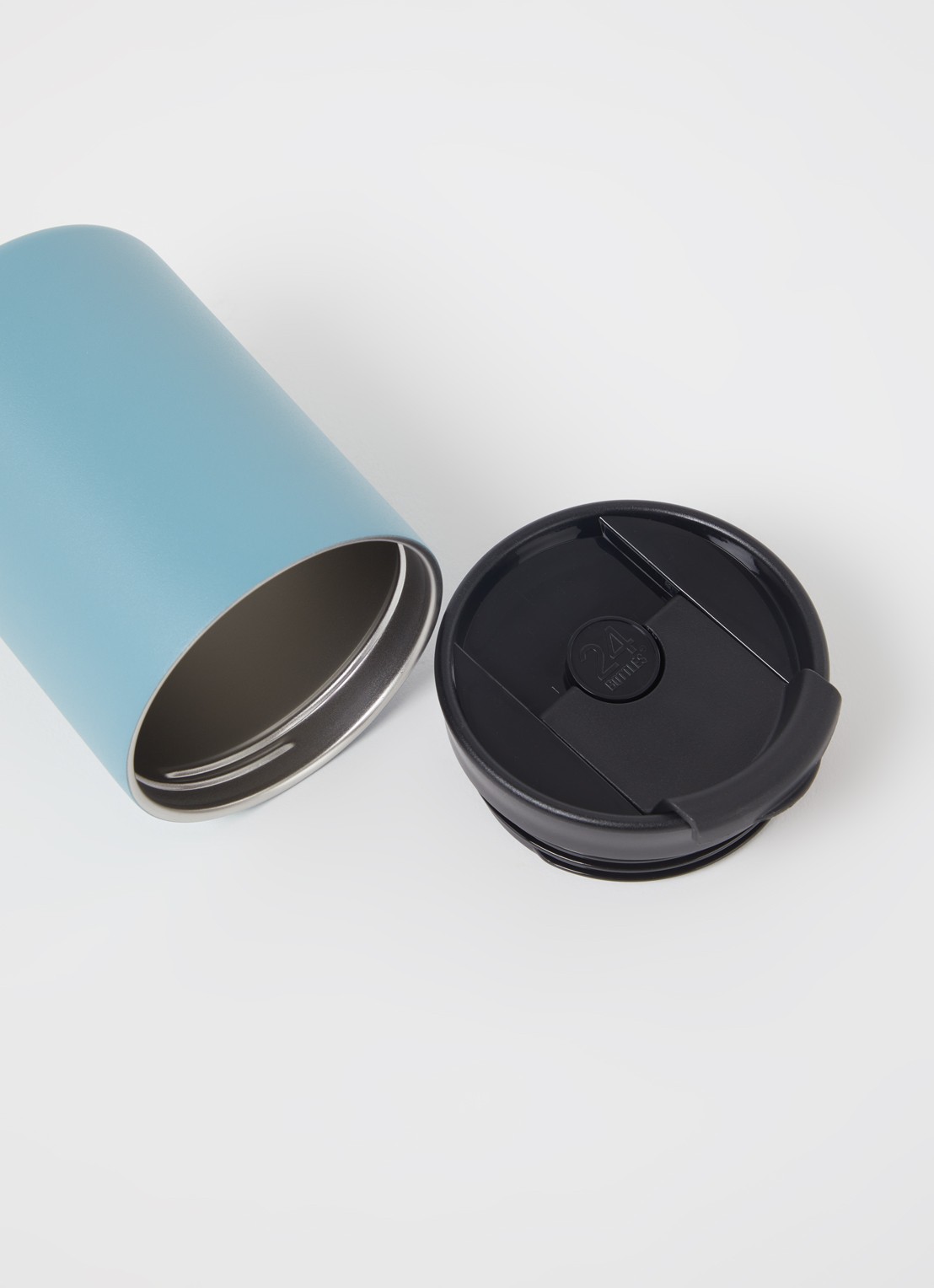 24Bottles Travel Tumbler thermosbeker 35 cl - voorkant 2 blauw