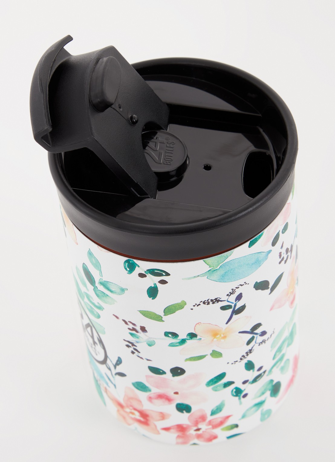 24Bottles Travel Tumbler thermosbeker 35 cl - voorkant 2 gebroken wit