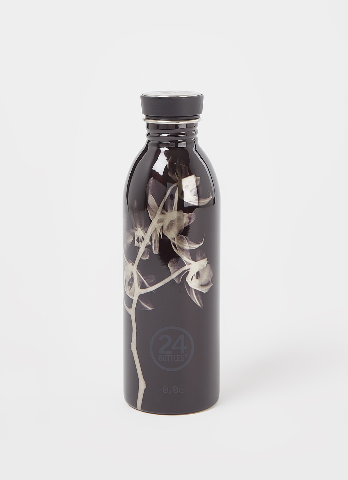 24Bottles Ultraviolet waterfles 50 cl - voorkant 2 zwart