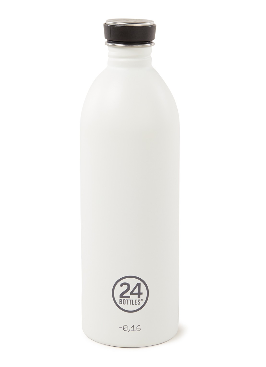 24Bottles Urban Bottle drinkfles 1 liter  - voorkant wit