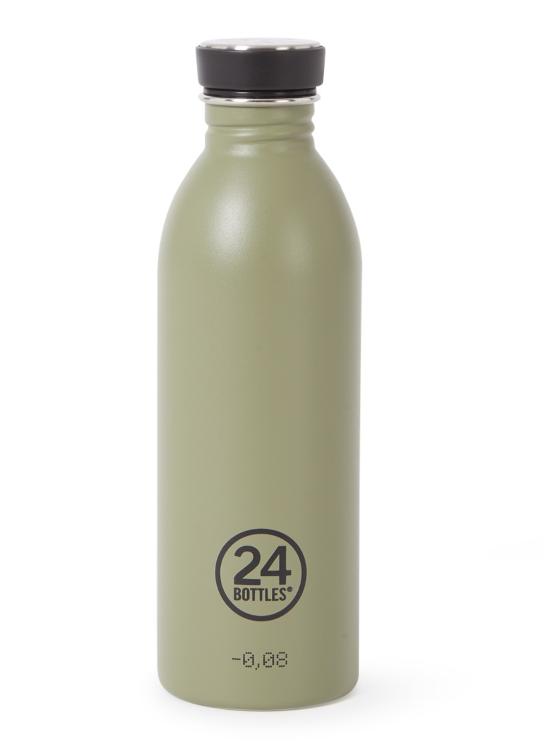 24Bottles Urban Bottle waterfles 50 cl - voorkant khaki