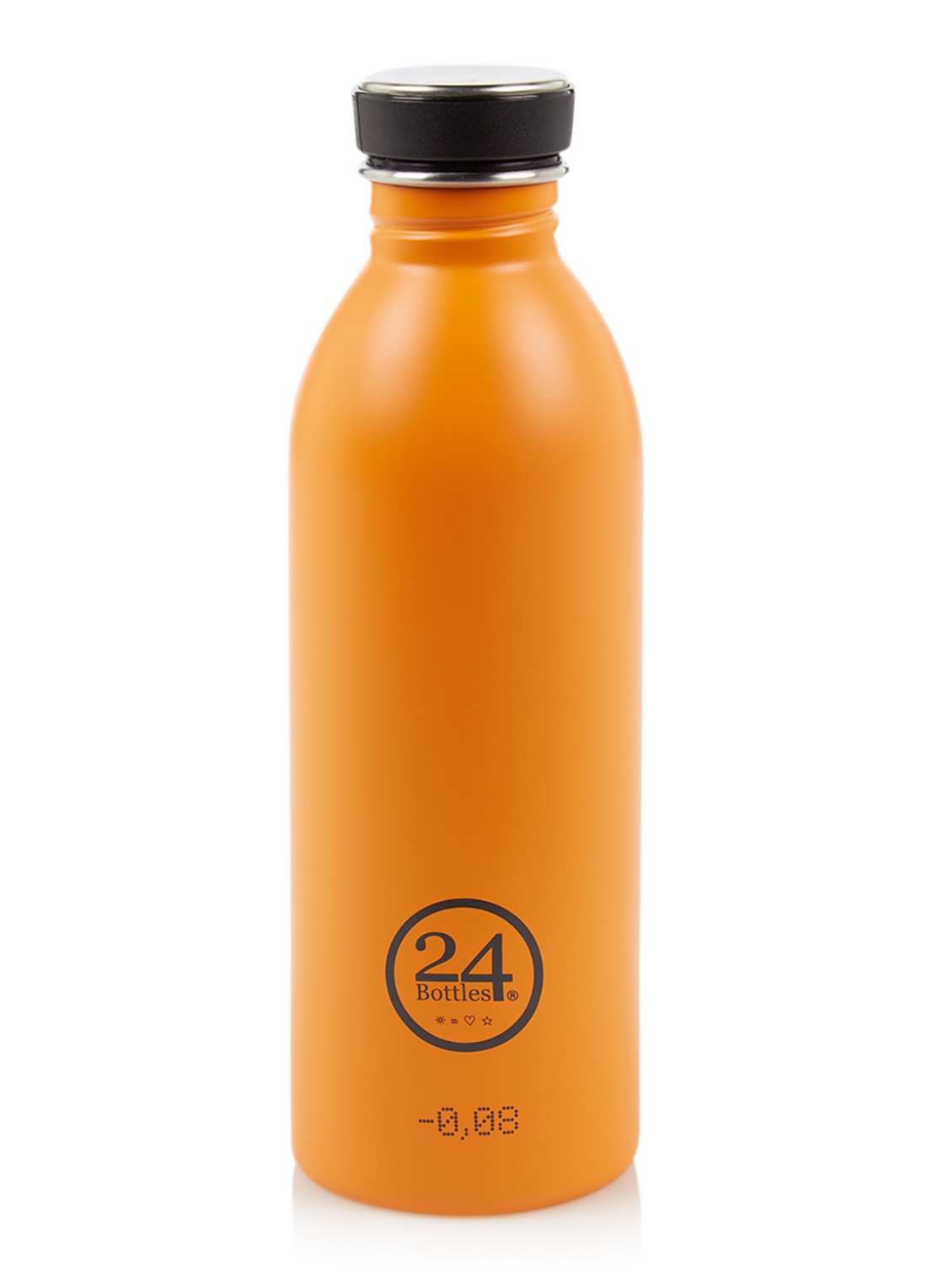 24Bottles Urban Bottle waterfles 500 ml - voorkant orange