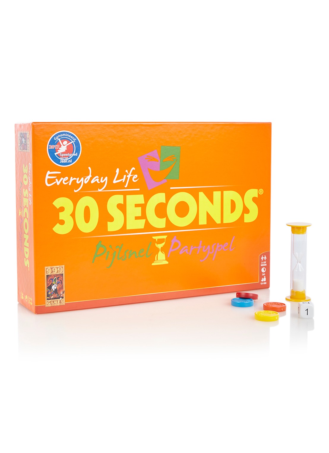 999 Games 30 Seconds Everyday Life bordspel - voorkant undefined