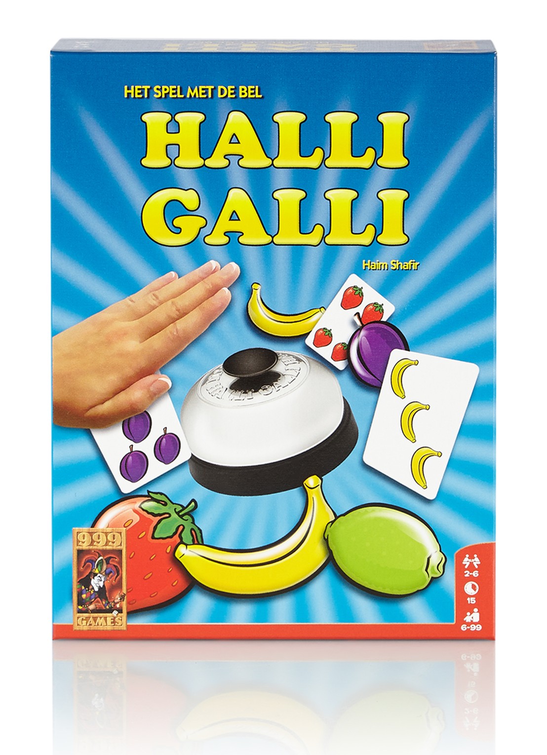 999 Games Halli Galli kaartspel - voorkant undefined
