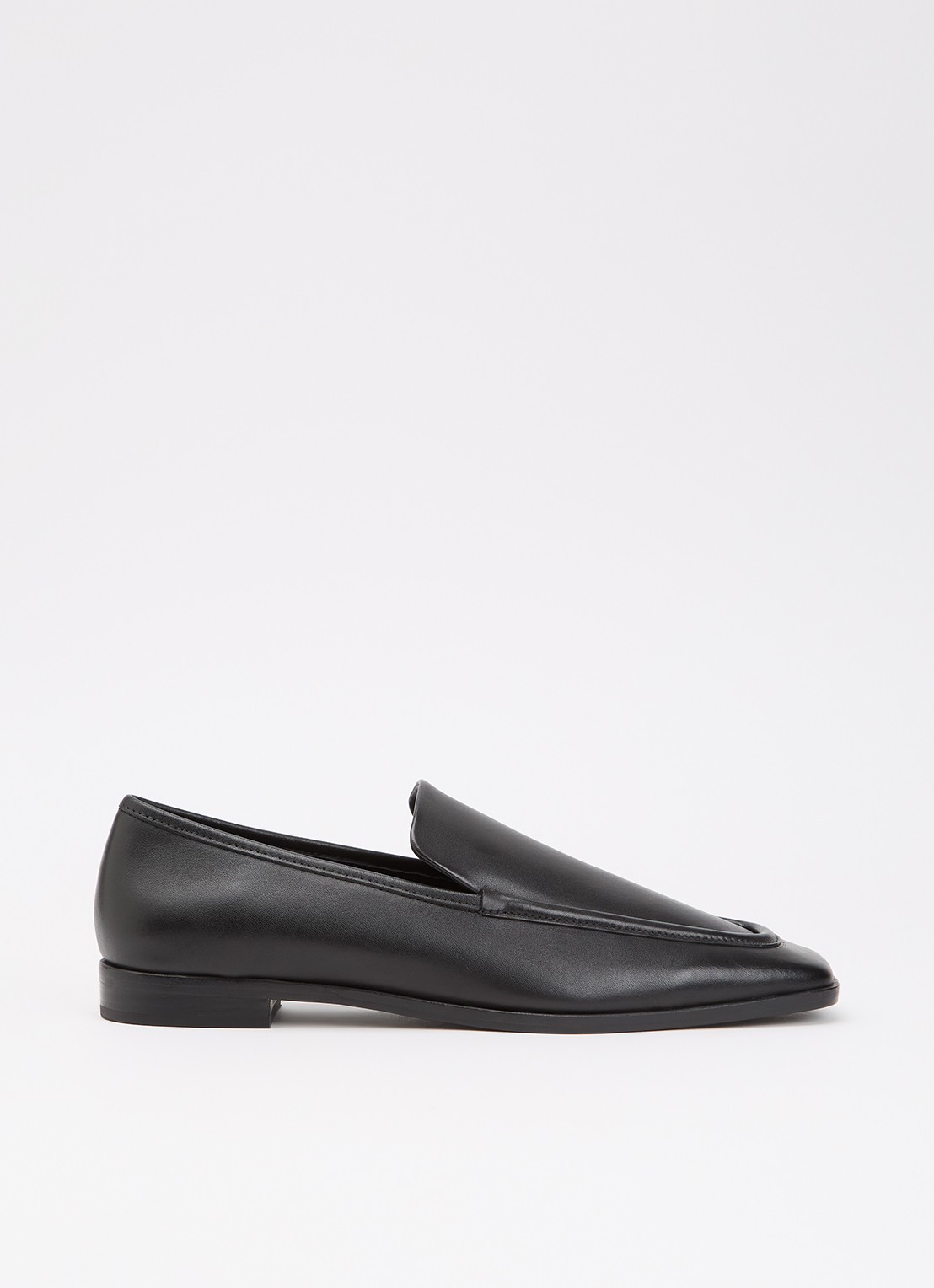 A.EMERY The Lane loafer van leer - voorkant zwart