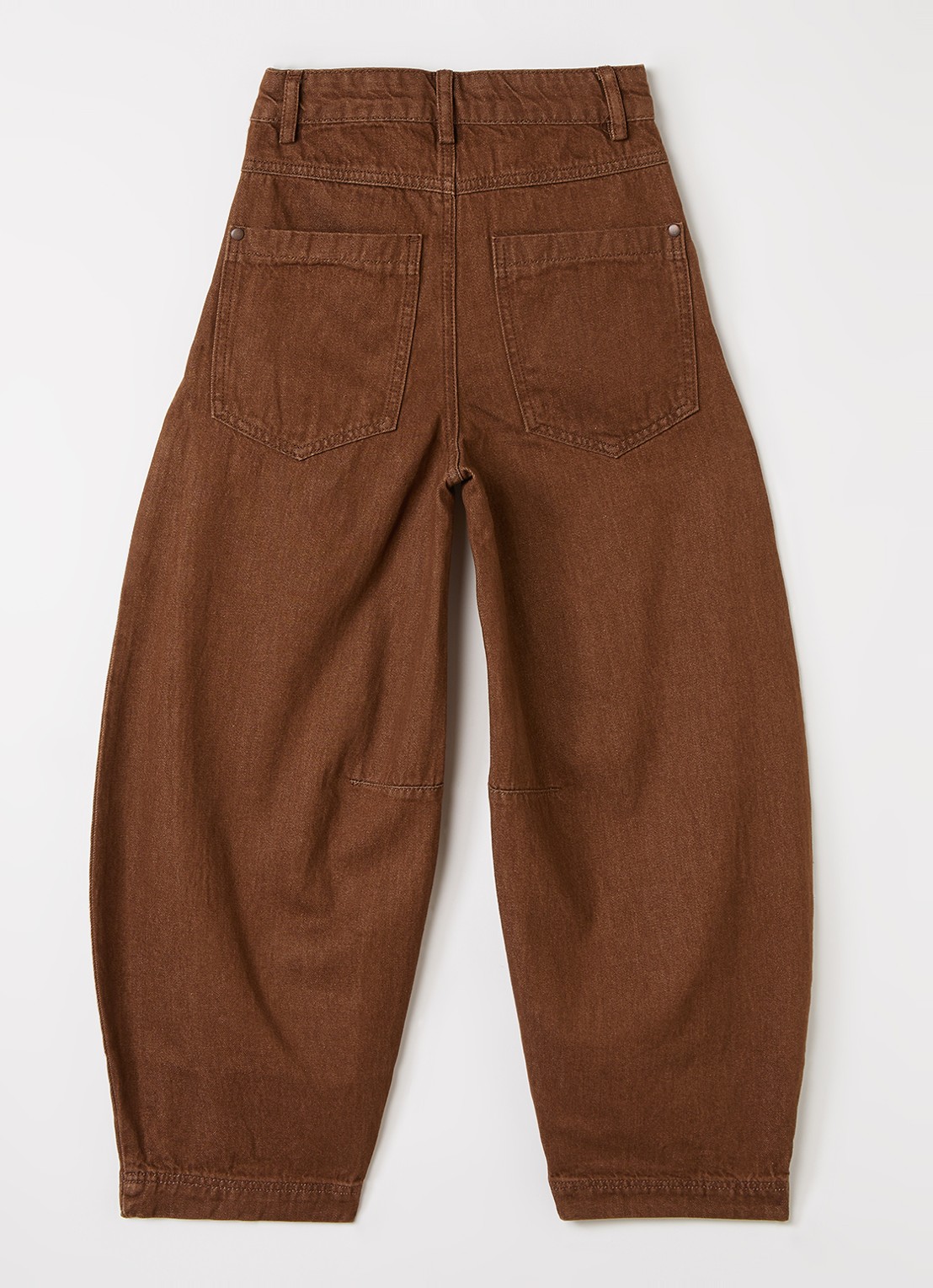 Aaiko Quinn balloon fit jeans - voorkant 2 bruin