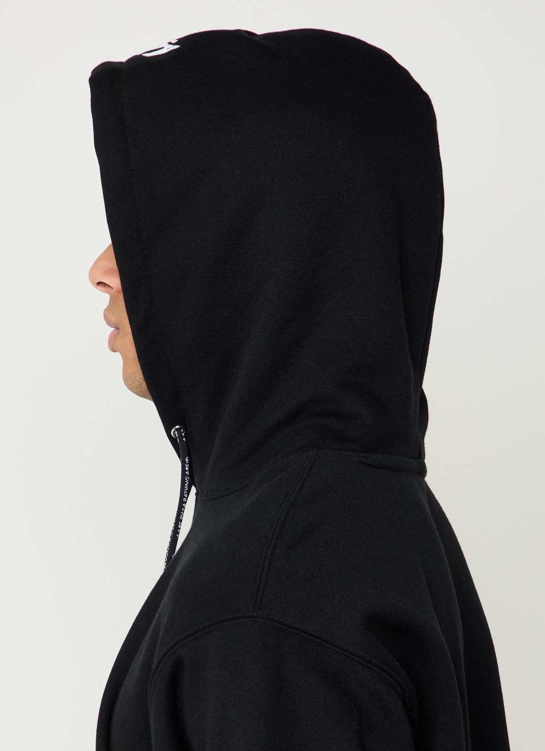 Aape Hoodie met logo - detail 5 zwart