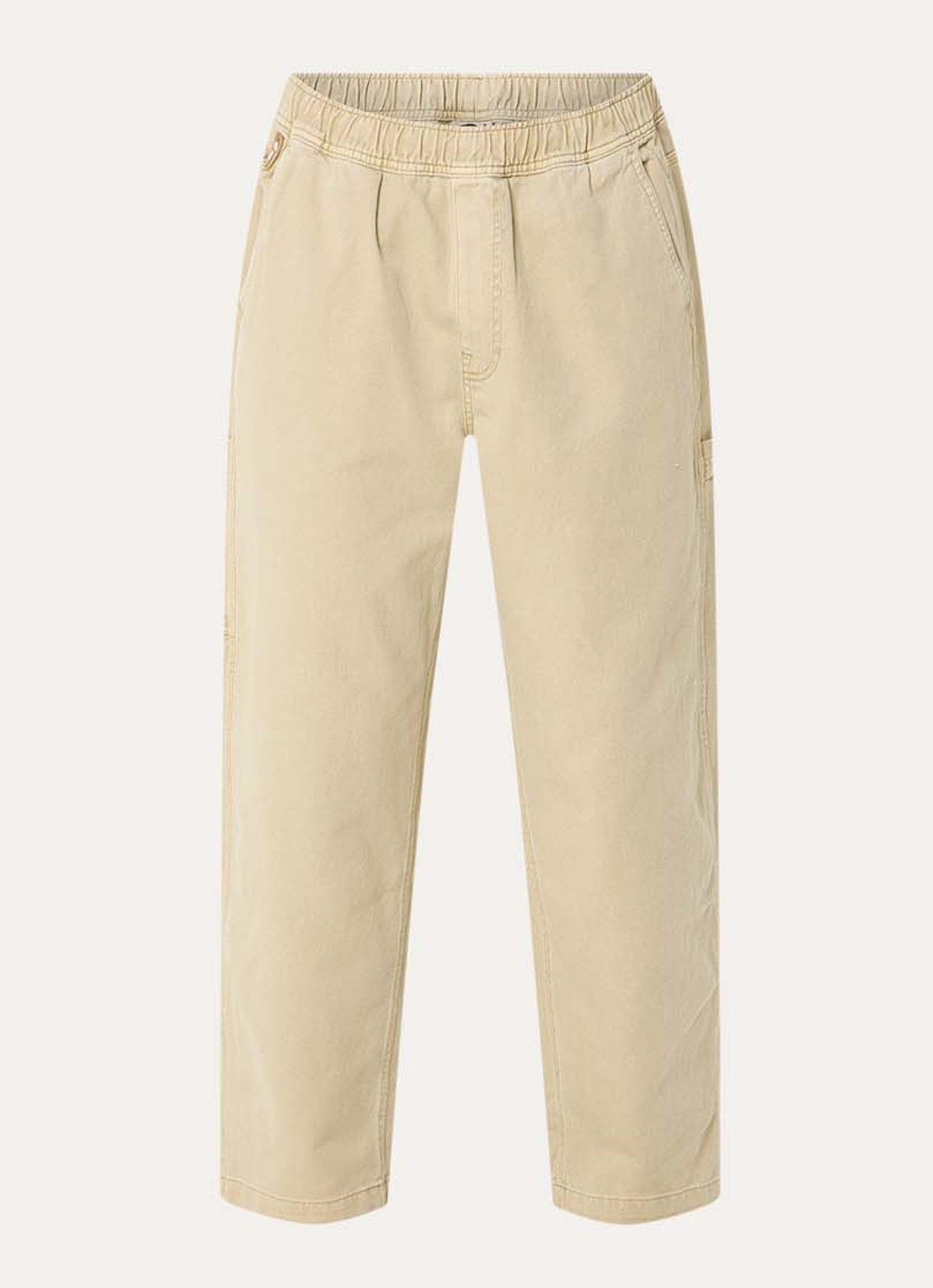 Aape Now straight fit chino met steekzakken - voorkant 2 beige