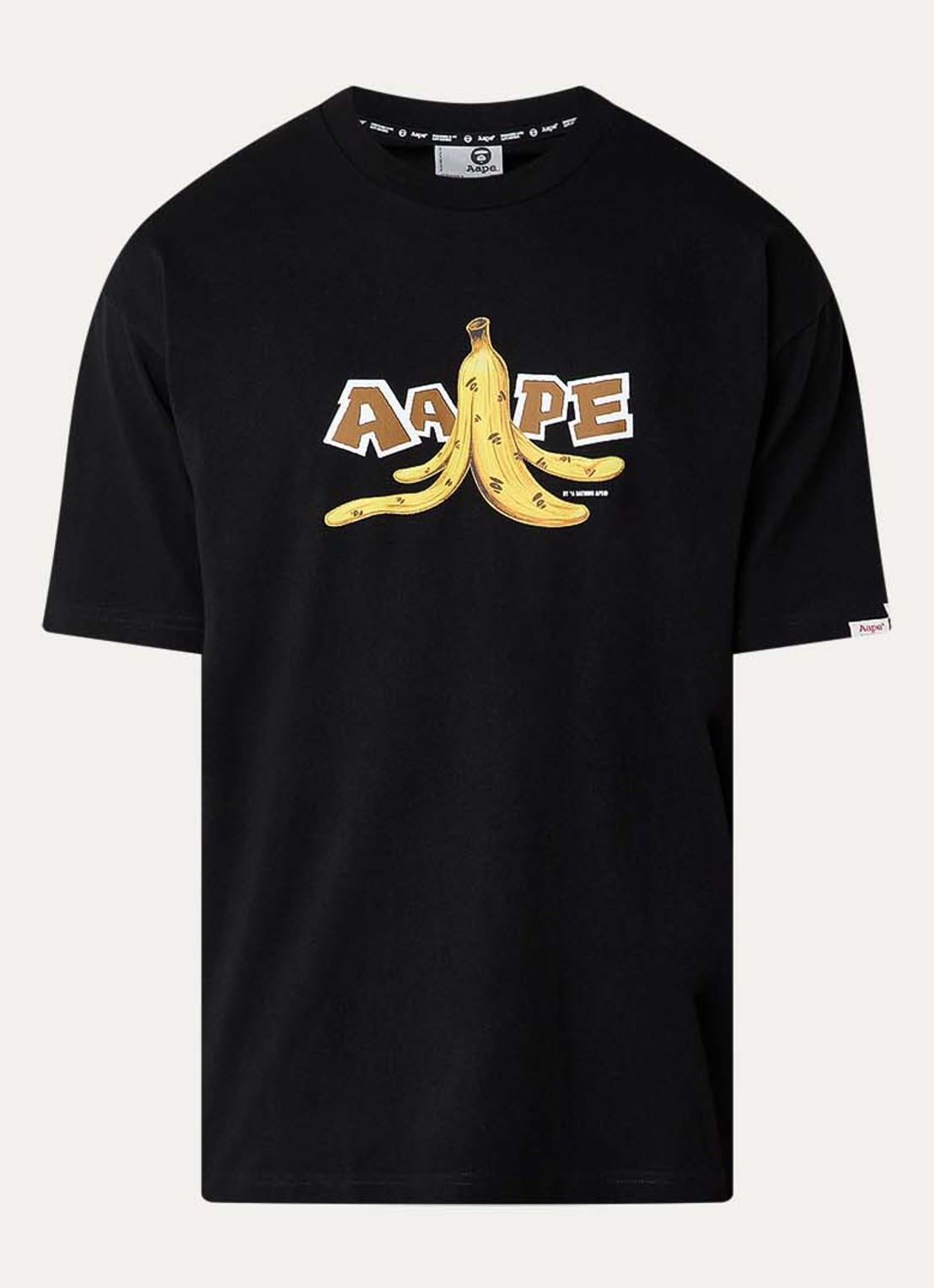 Aape T-shirt met print - voorkant 3 zwart