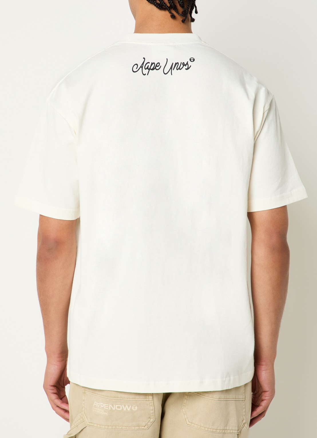 Aape T-shirt met print - achterkant 2 creme