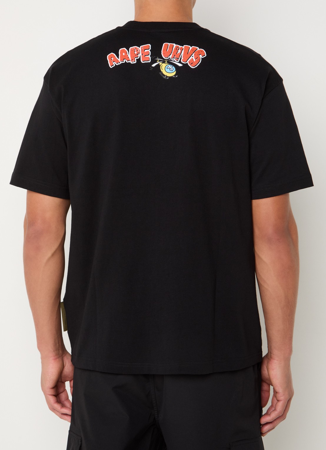 Aape T-shirt met print - achterkant 4 zwart